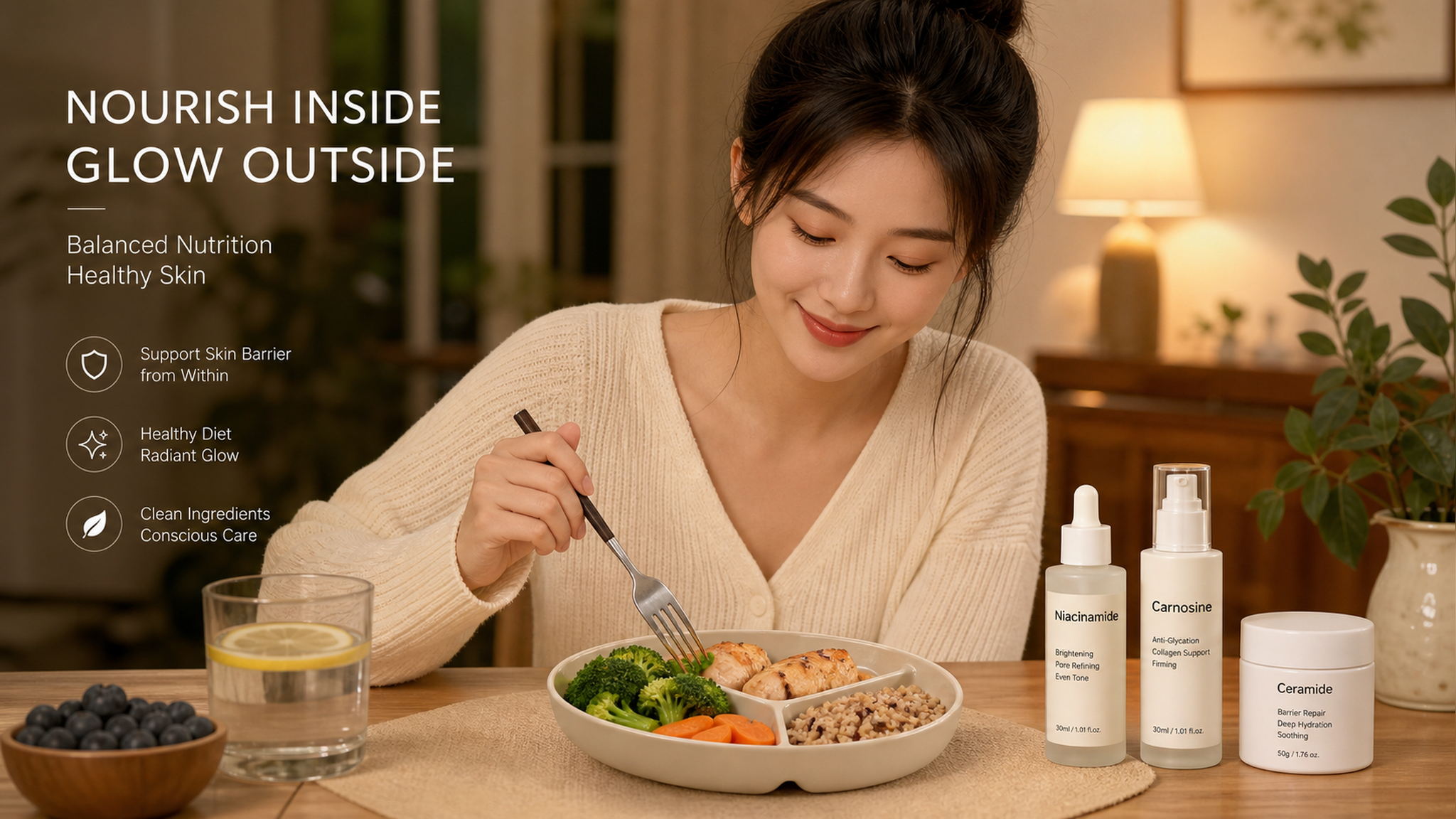 熬夜脸黄松垮？四周逆袭的抗糖饮食护肤法