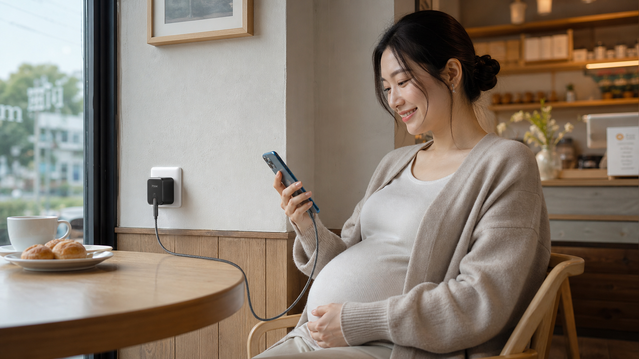 孕妈通勤手机没电？3招挑出真快充