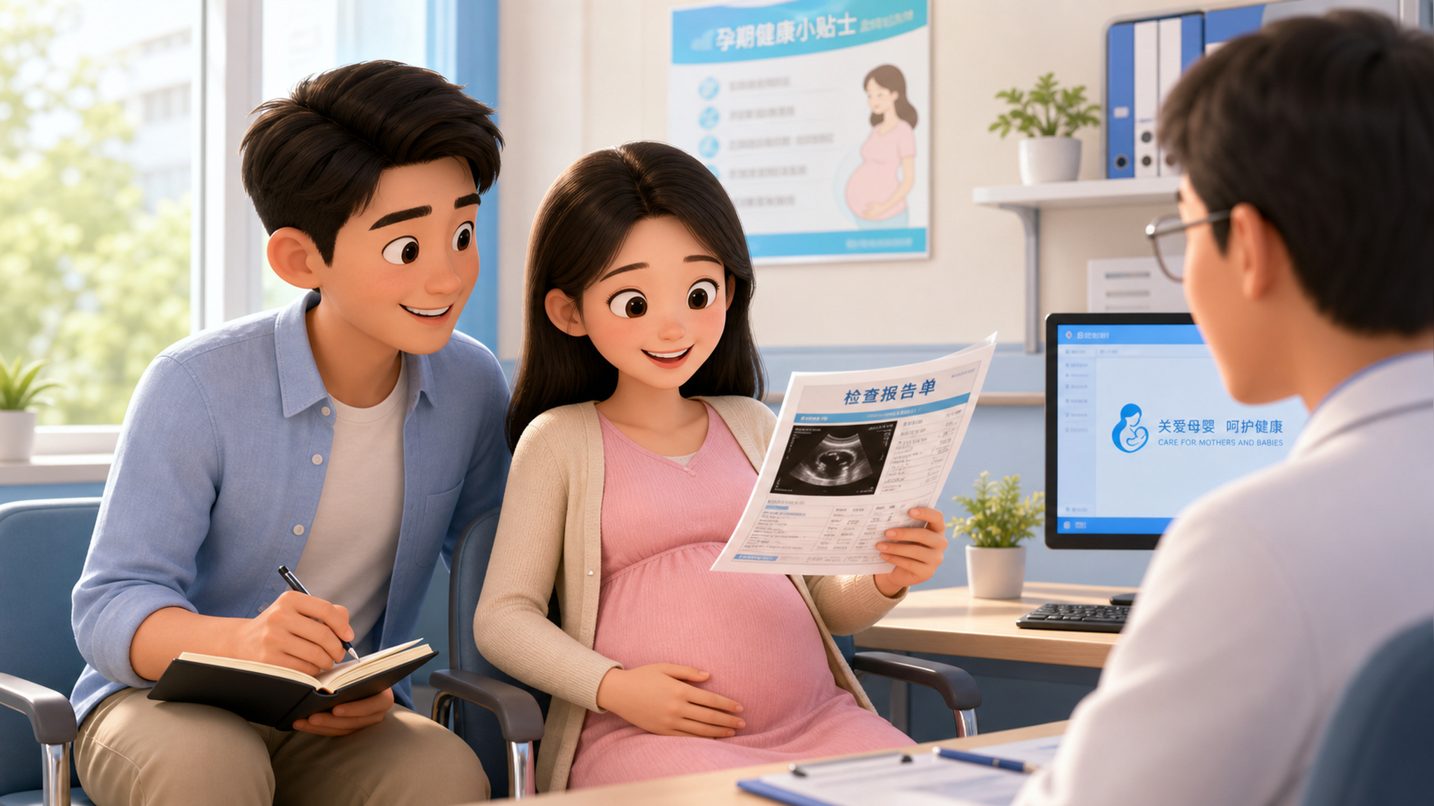A warm and bright illustration of a young Chinese