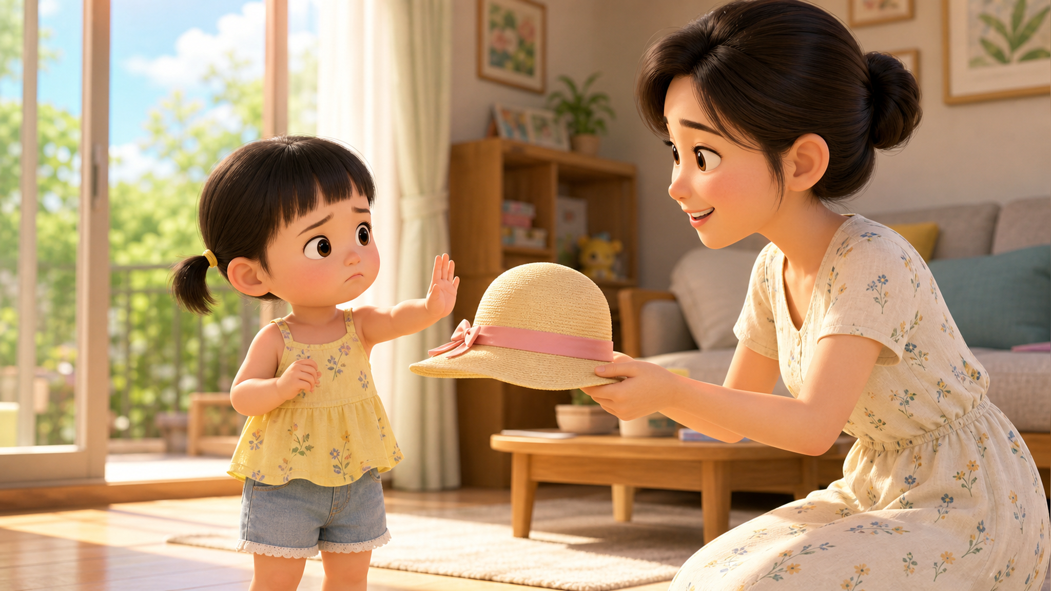 孩子一戴帽子就撒泼？三句话教娃礼貌拒绝
