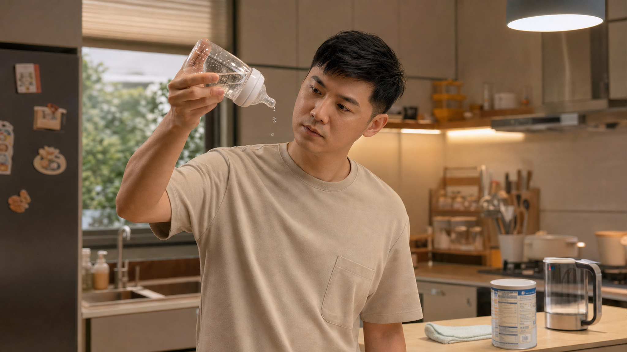 A hyper-realistic medium shot of a young Chinese f