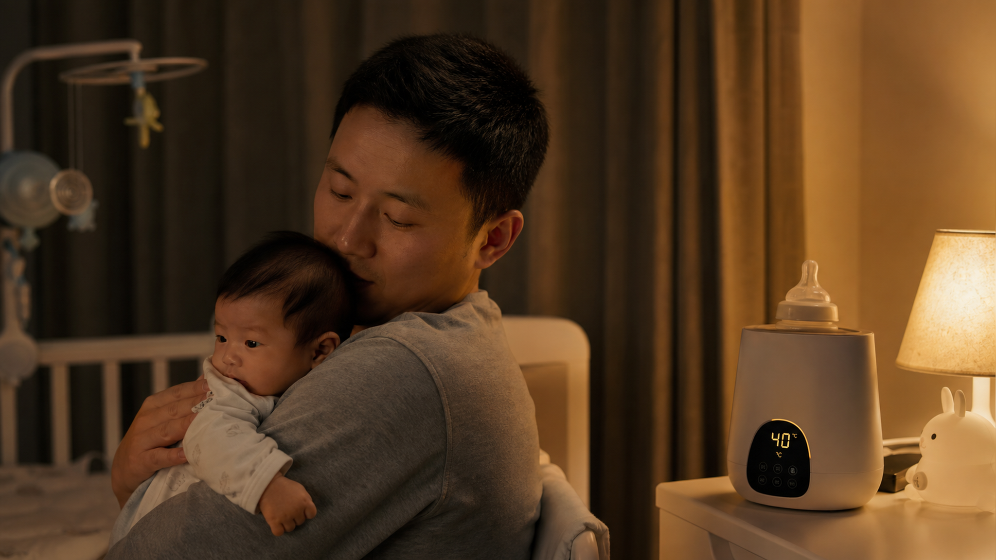 A warm and realistic photography of a young Chines