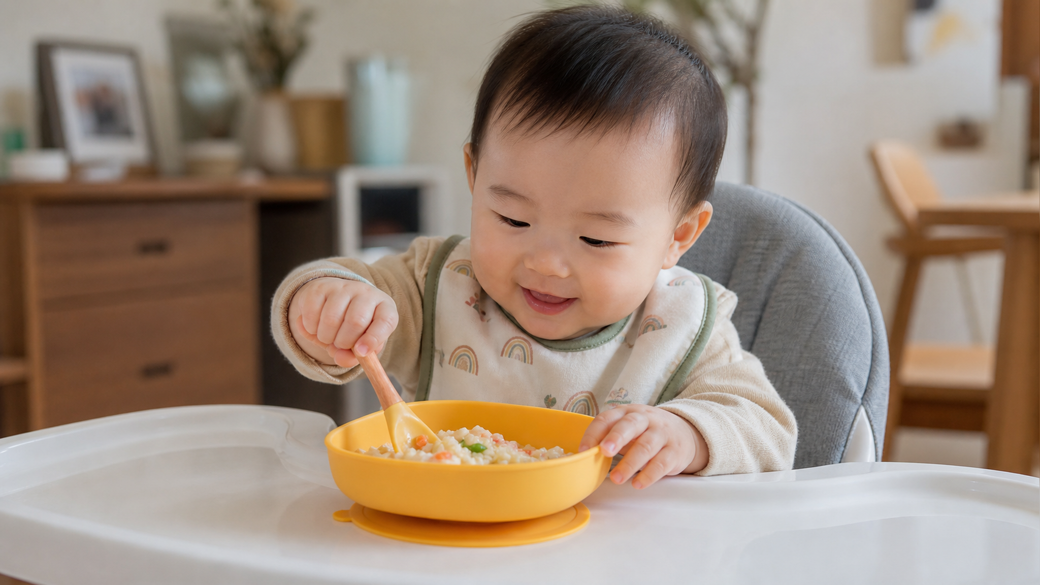 宝宝辅食总翻车？三招搞定饭桌翻盘王