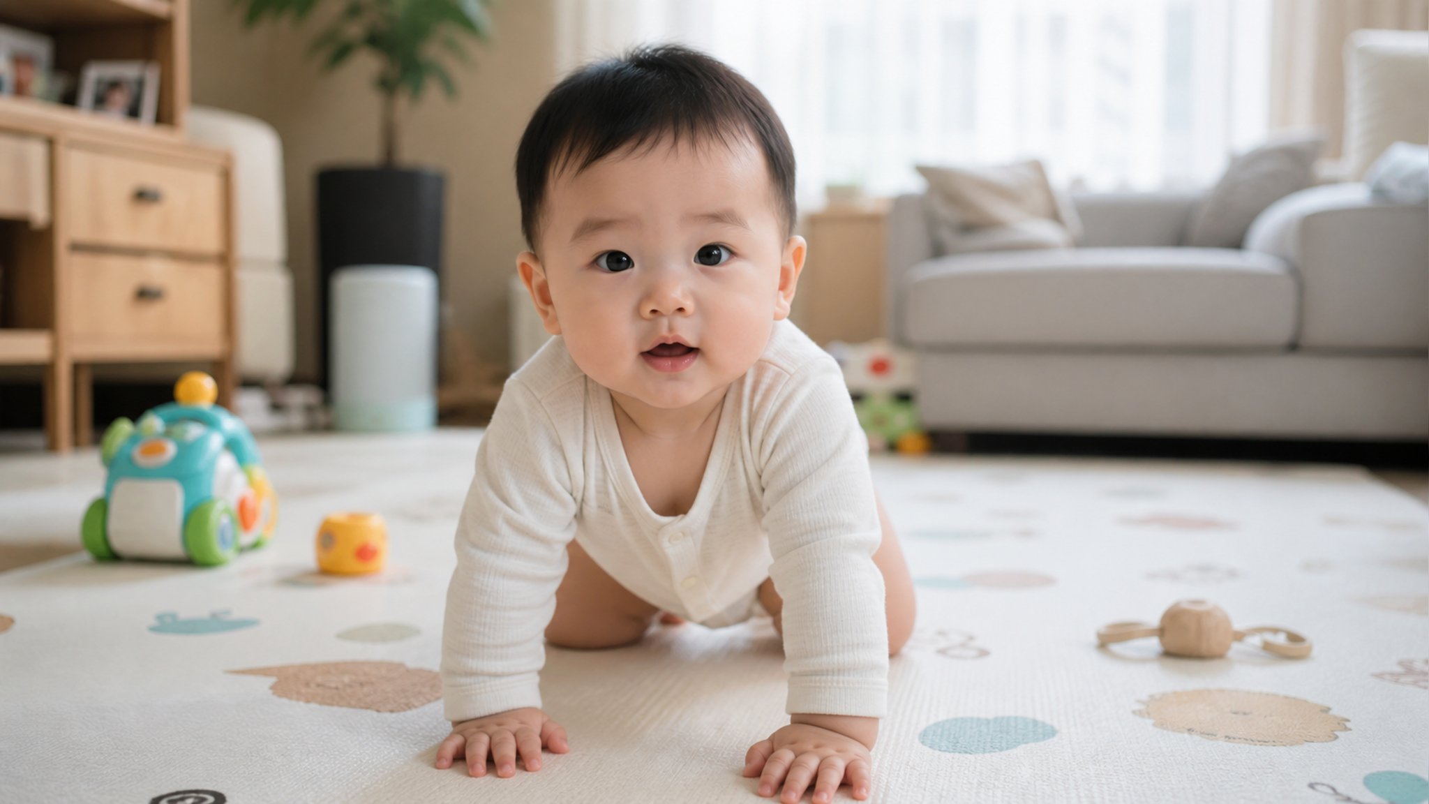 宝宝吹空调必须穿袜？做错影响学爬！