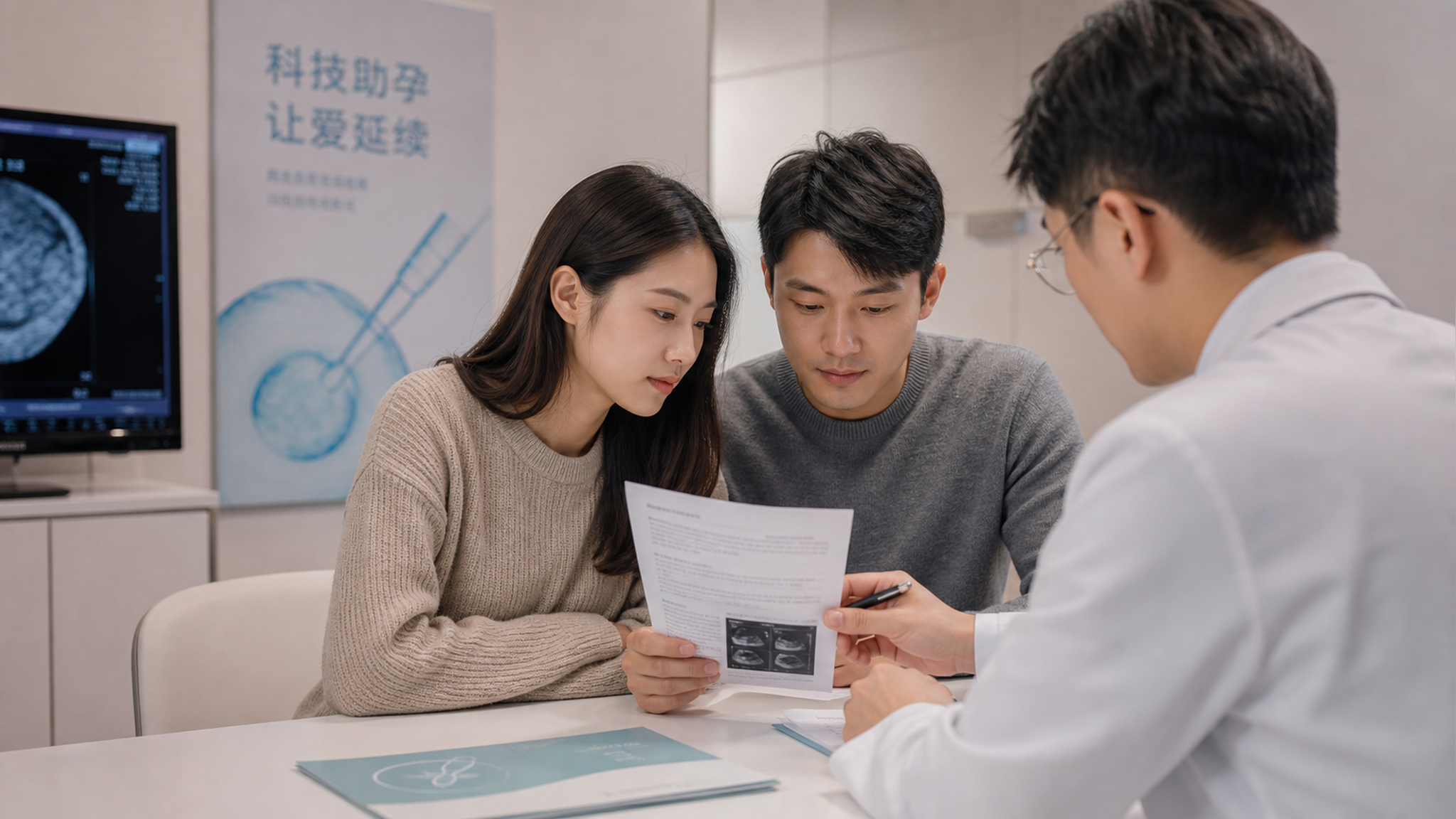 A photorealistic image of a young Chinese couple s
