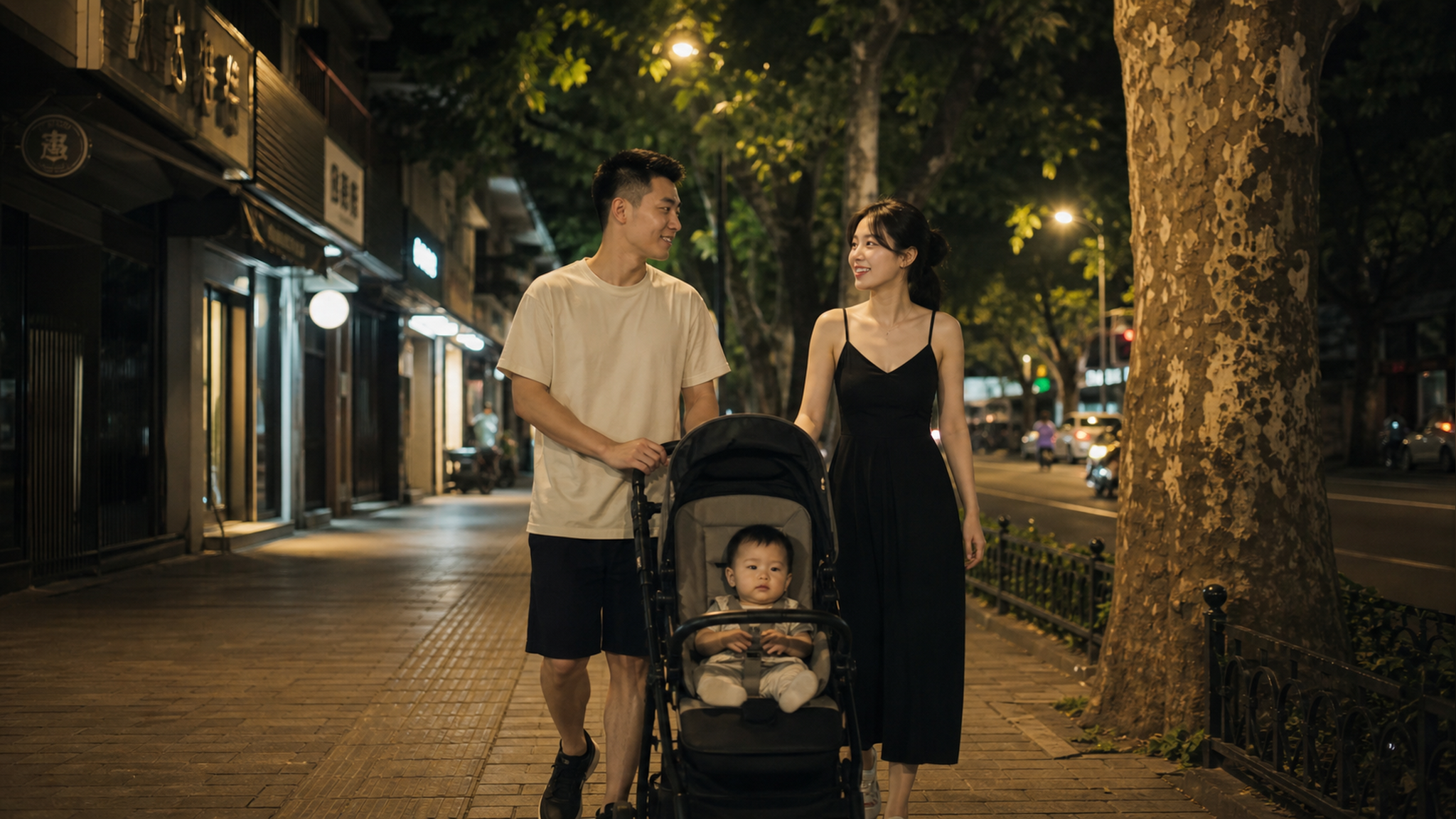 A hyper-realistic photo of a young Chinese couple