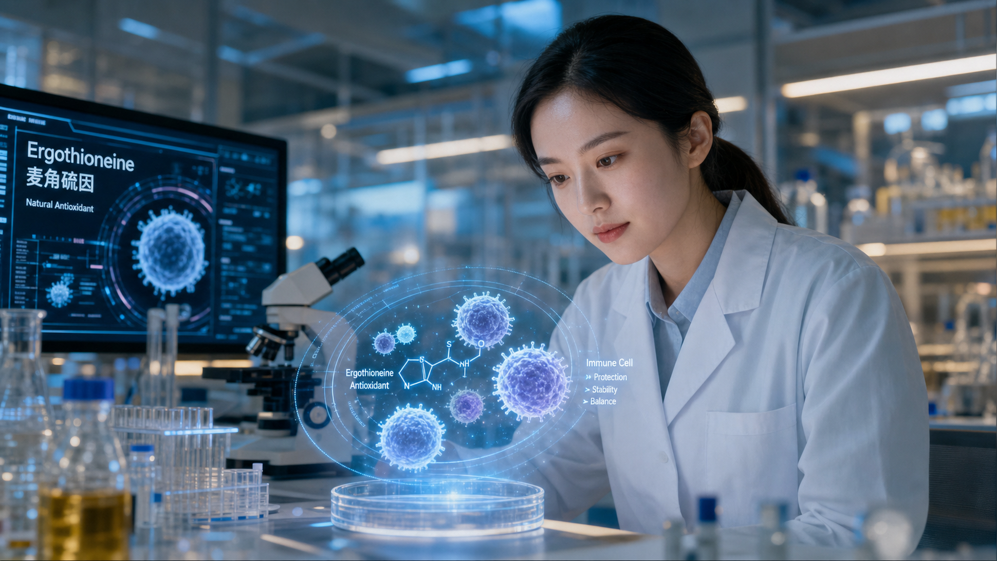 抗氧化能调免疫？揭秘麦角硫因真相