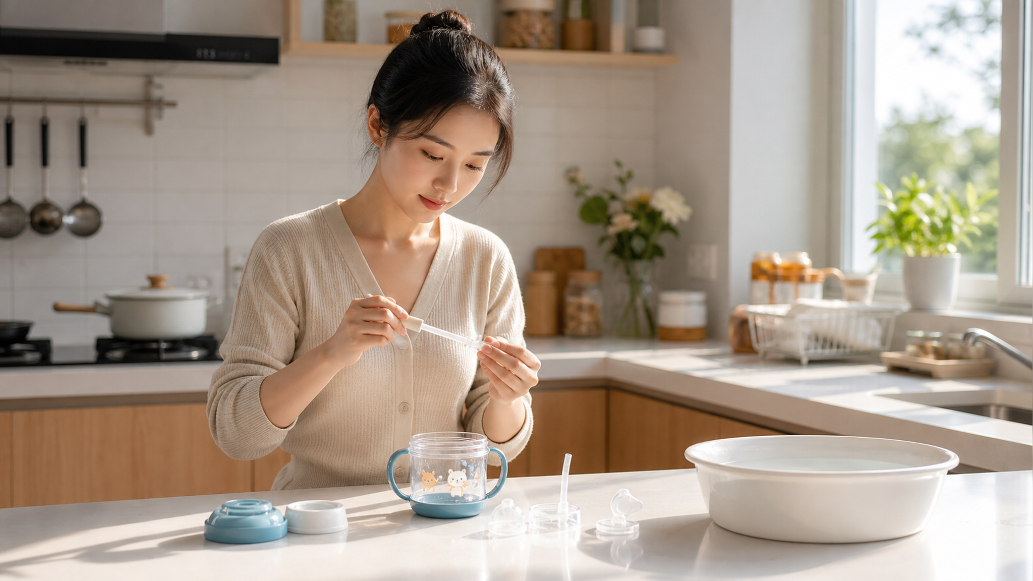 宝宝吸管杯总发臭？三步彻底告别酸腐味