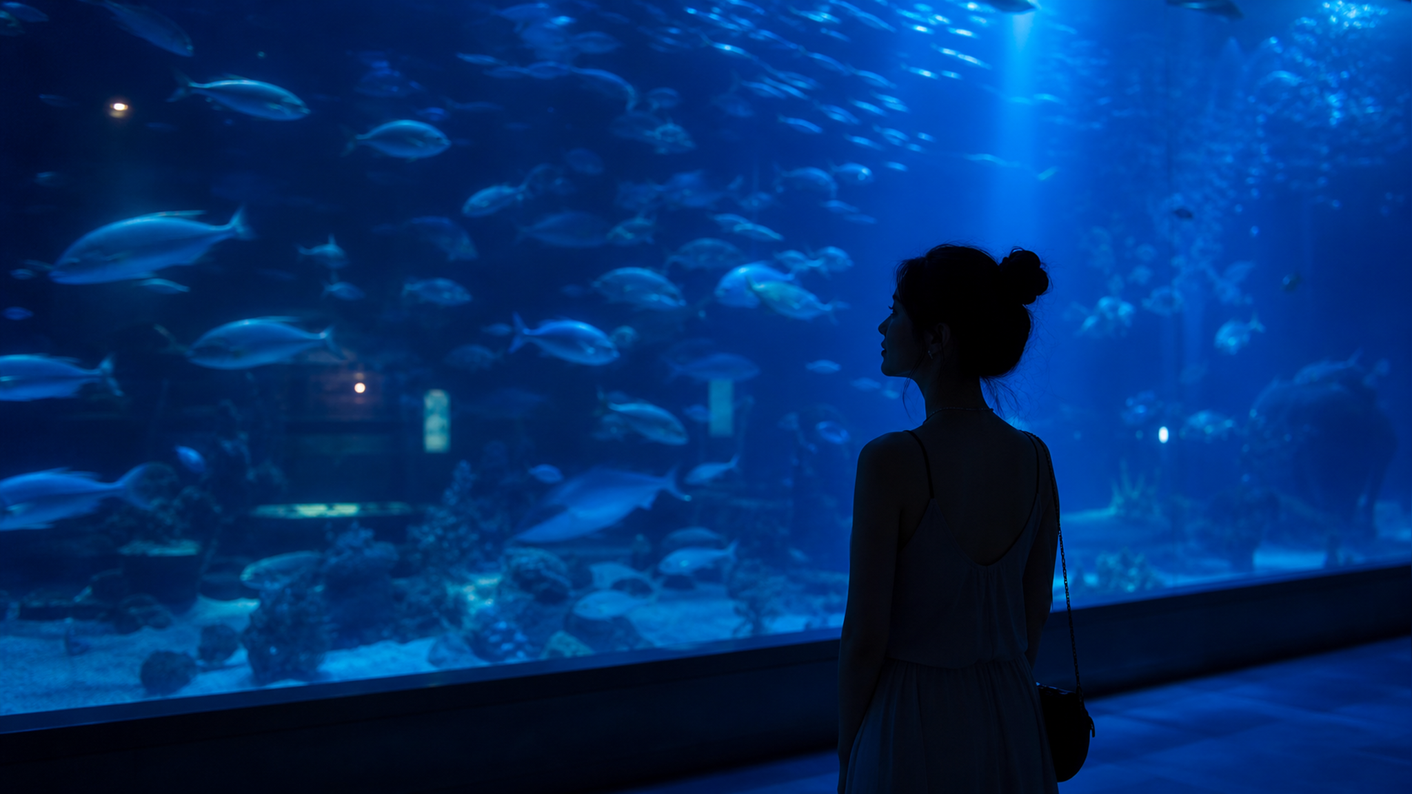 下班躲进水族馆，治愈夏日精神内耗