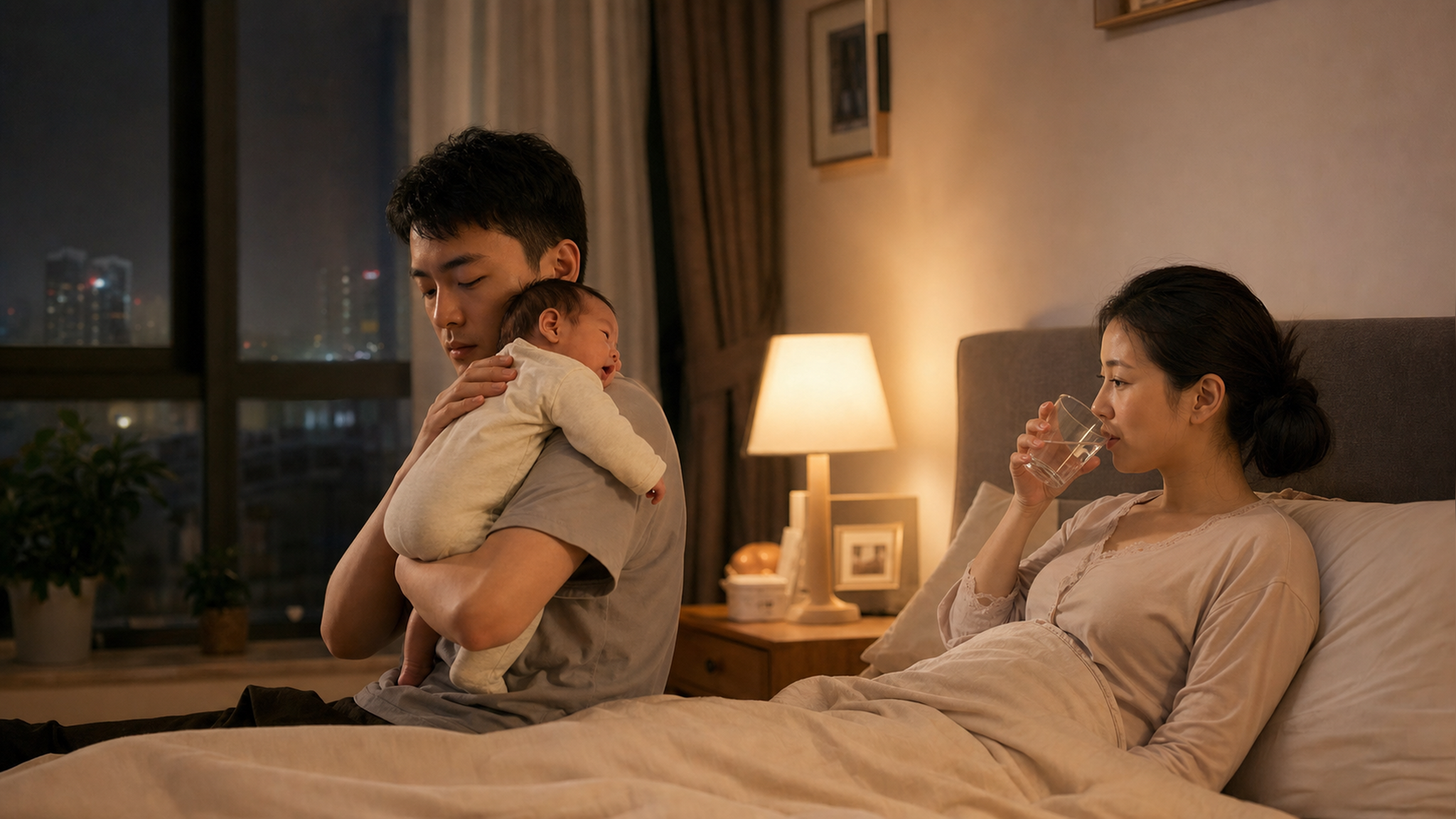 宝爸返岗夜奶怎么分工？这招让妈妈睡个好觉