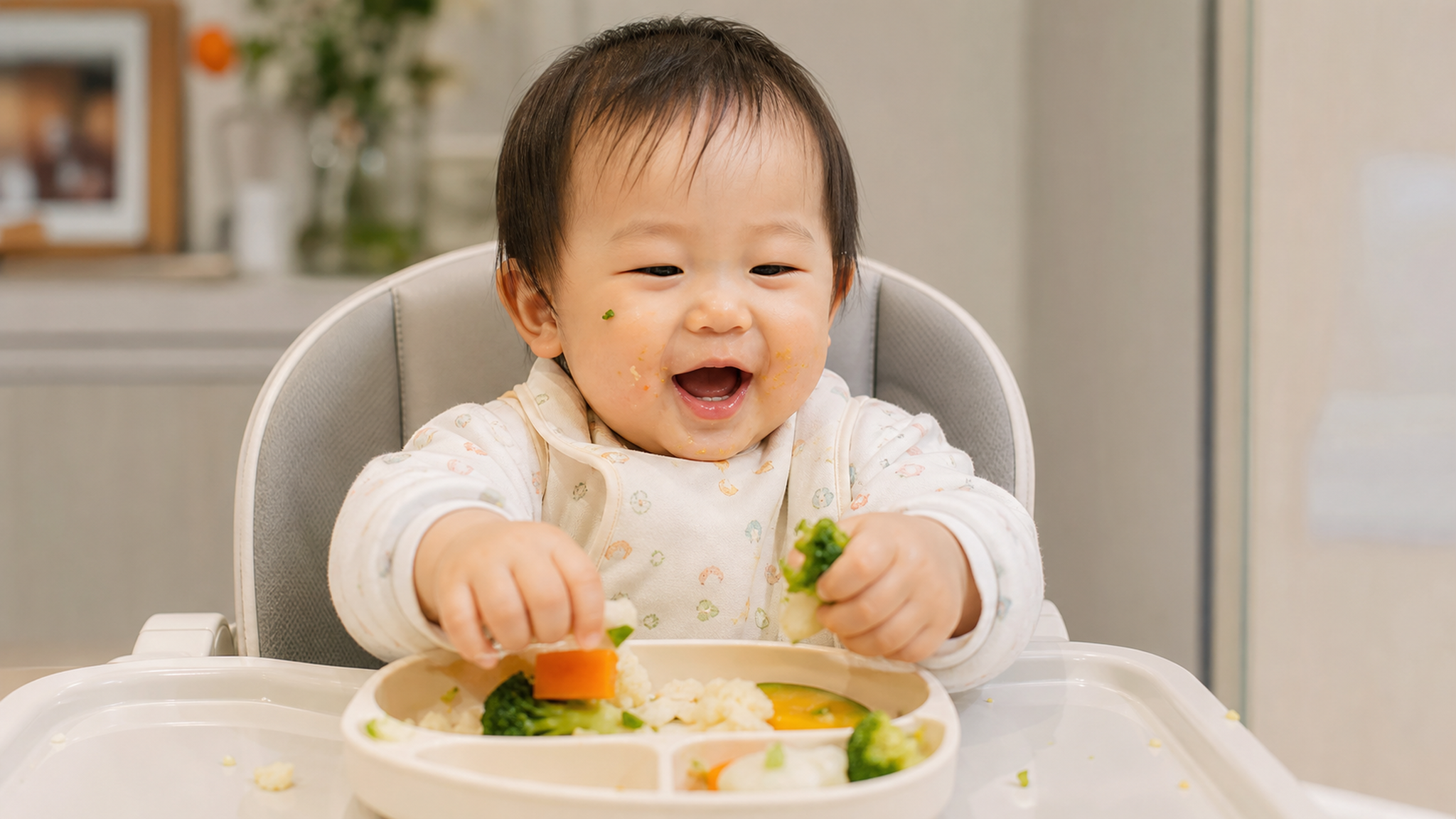 宝宝闭嘴拒喂？三招搞定餐桌拉锯战