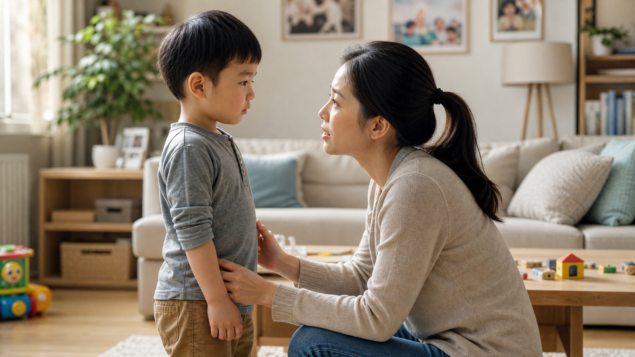 孩子犯错屡教不改？四步沟通法巧立规矩