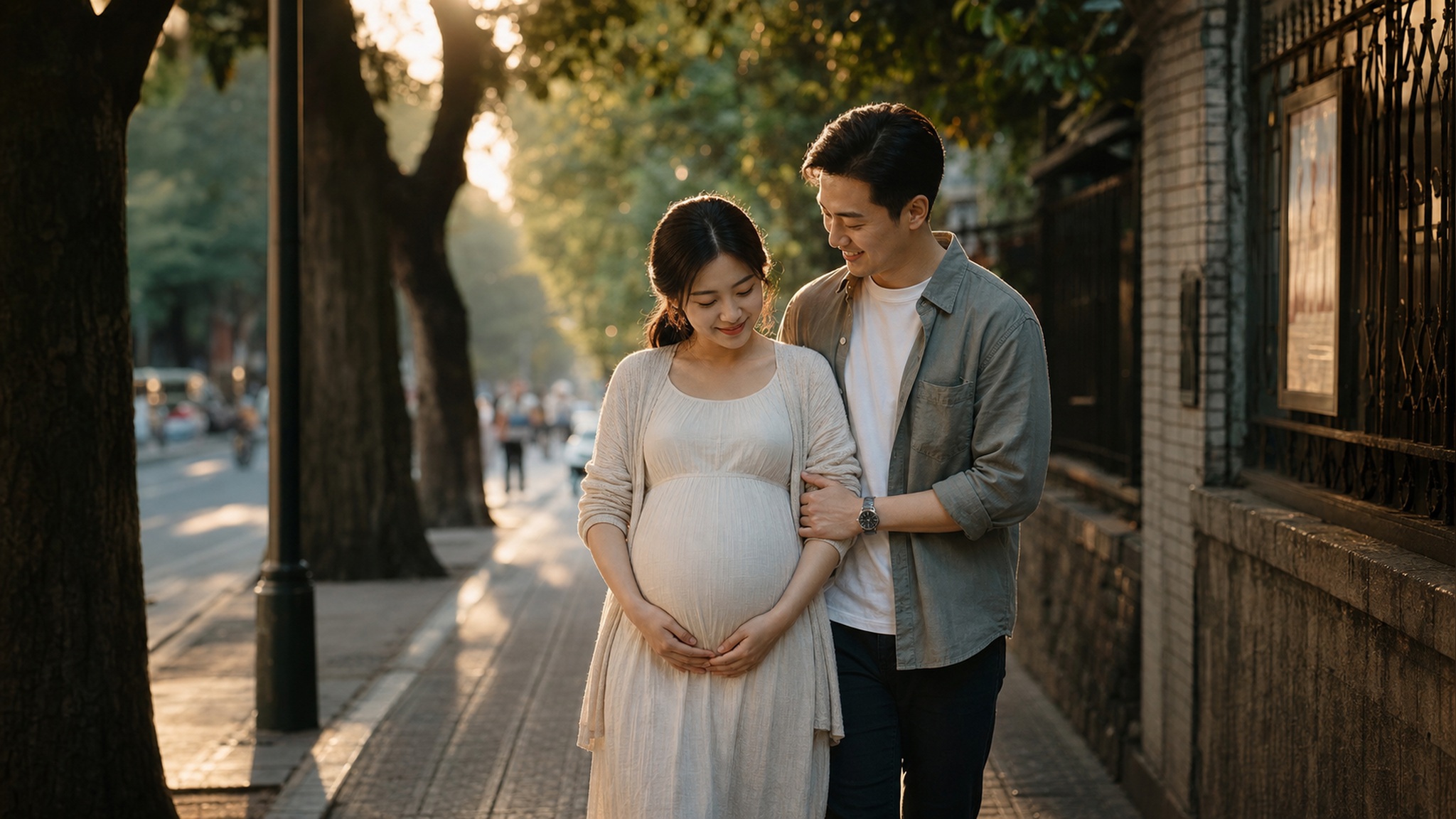 准爸必看！3句口令拯救孕妈散步焦虑