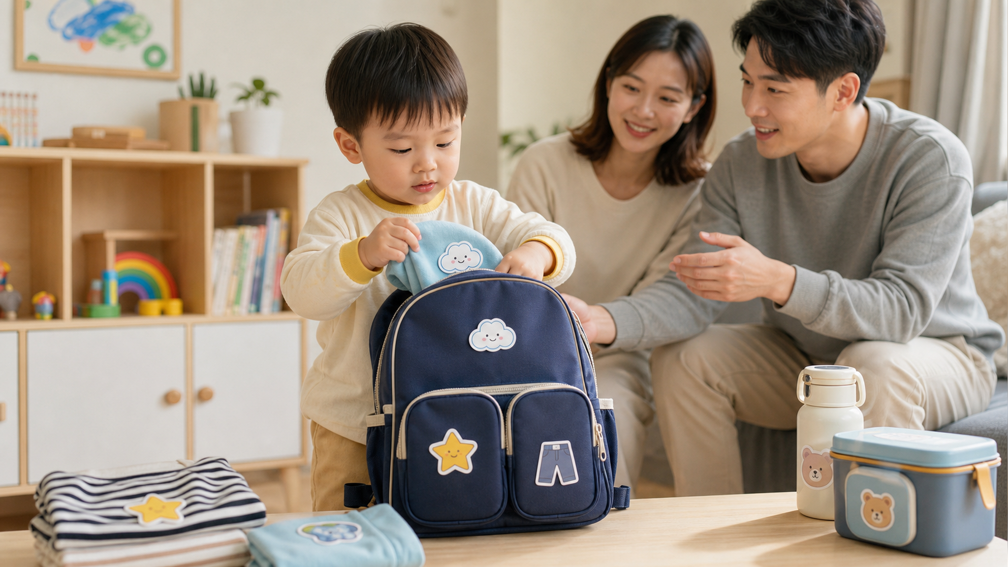 入园前必看：2岁宝宝背包自理指南