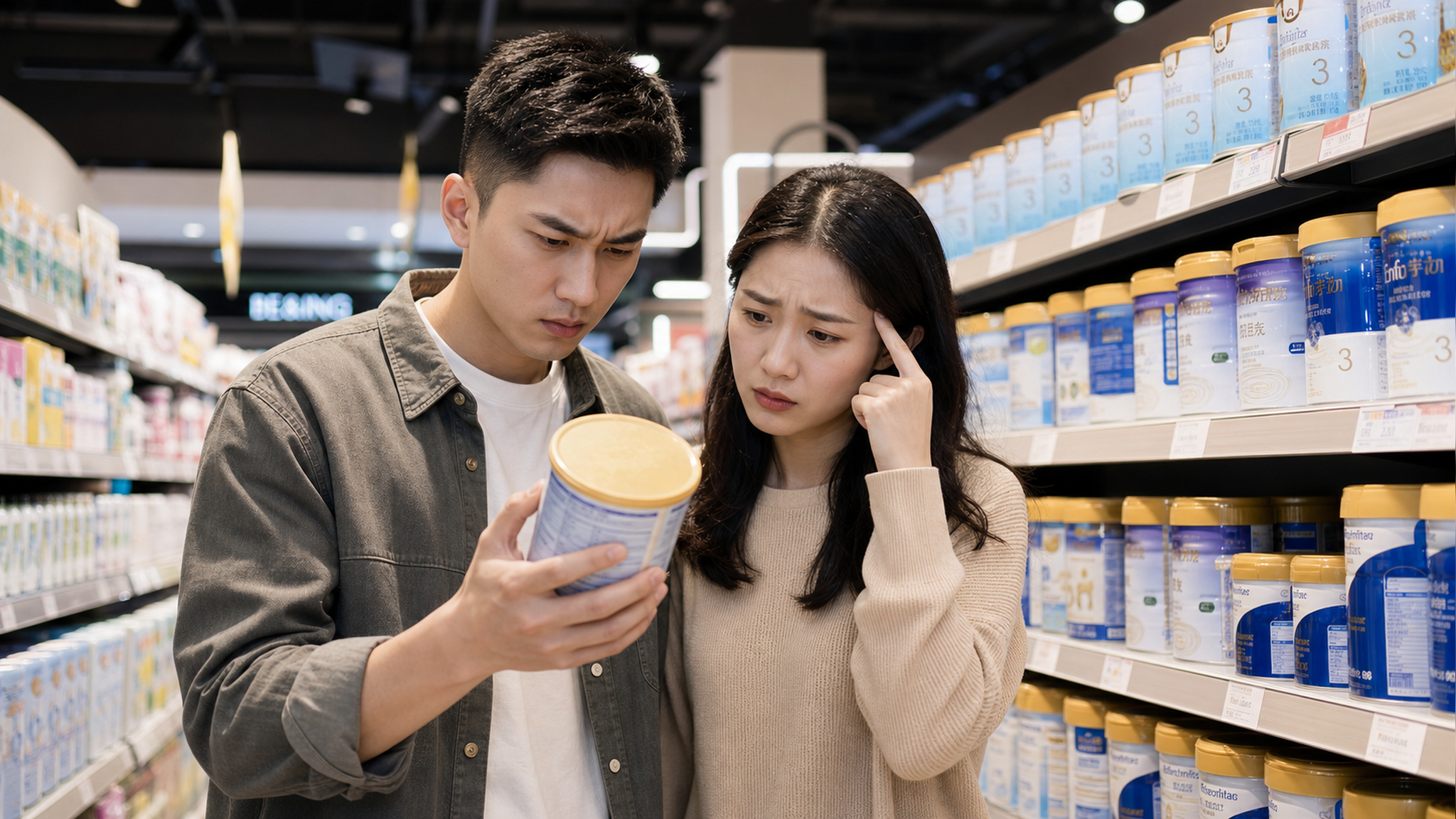 A realistic photography of a young Chinese couple