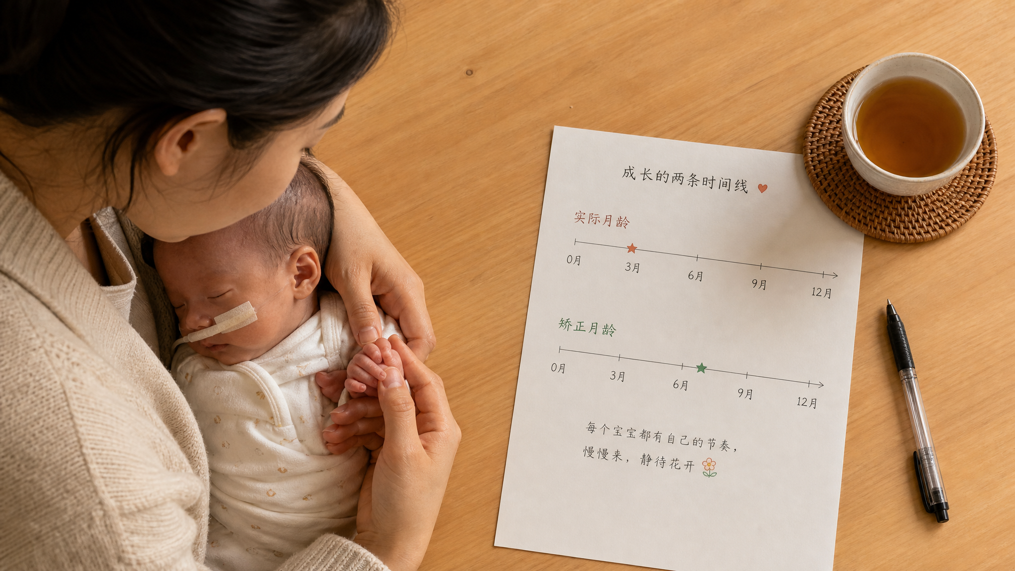 早产宝宝发育慢？算对这个时间停止内耗