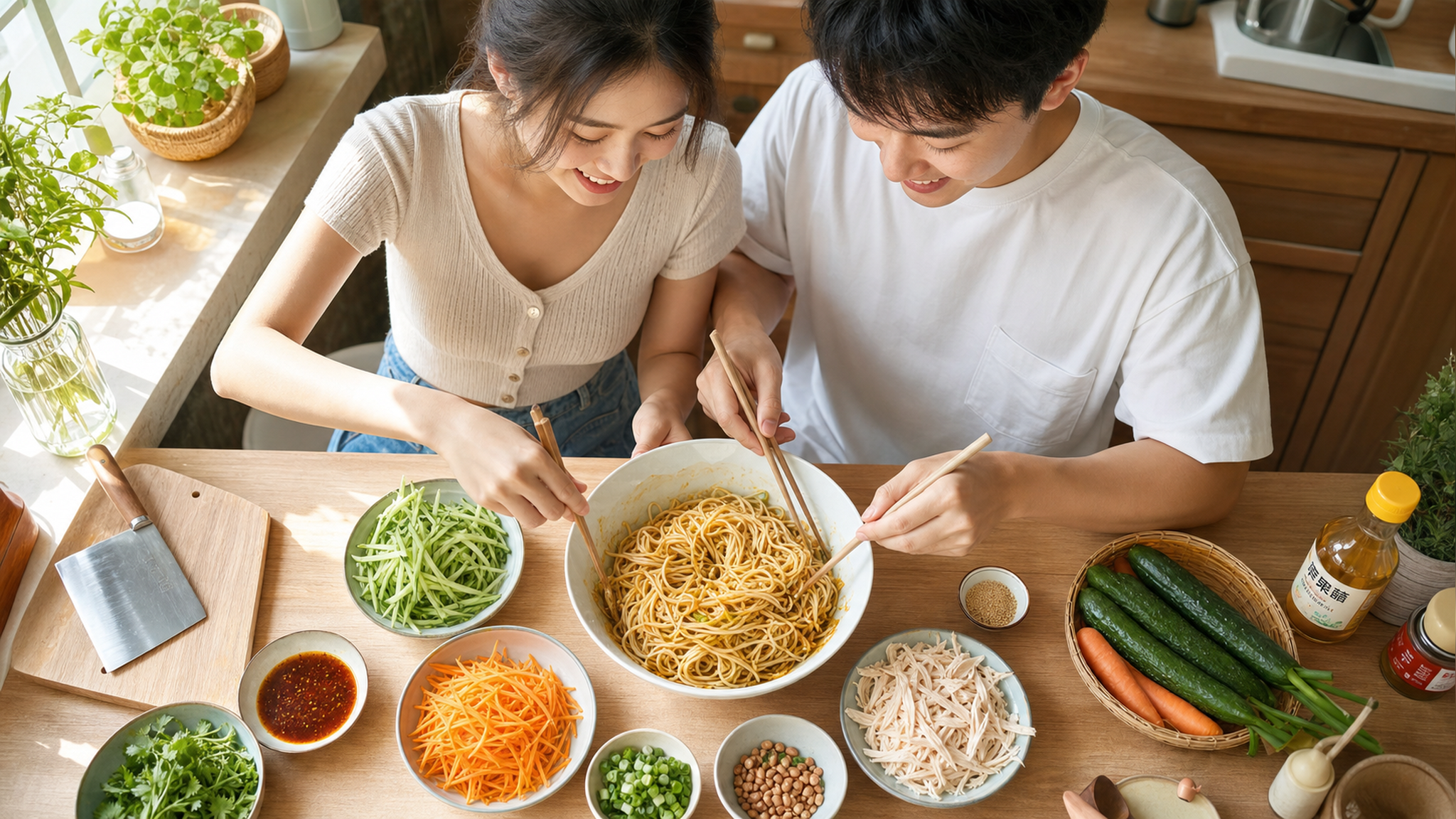 人均35元！周末去共享厨房搞定神仙凉面