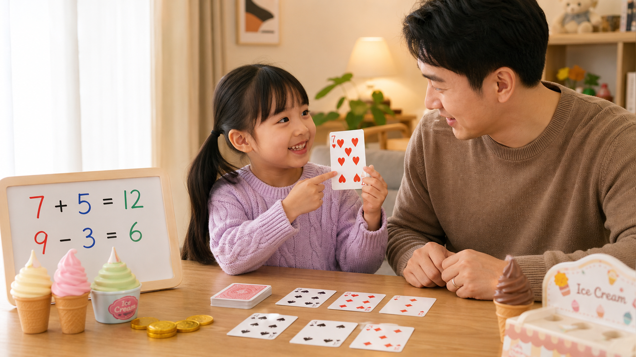 一副扑克牌搞定幼小衔接数学启蒙