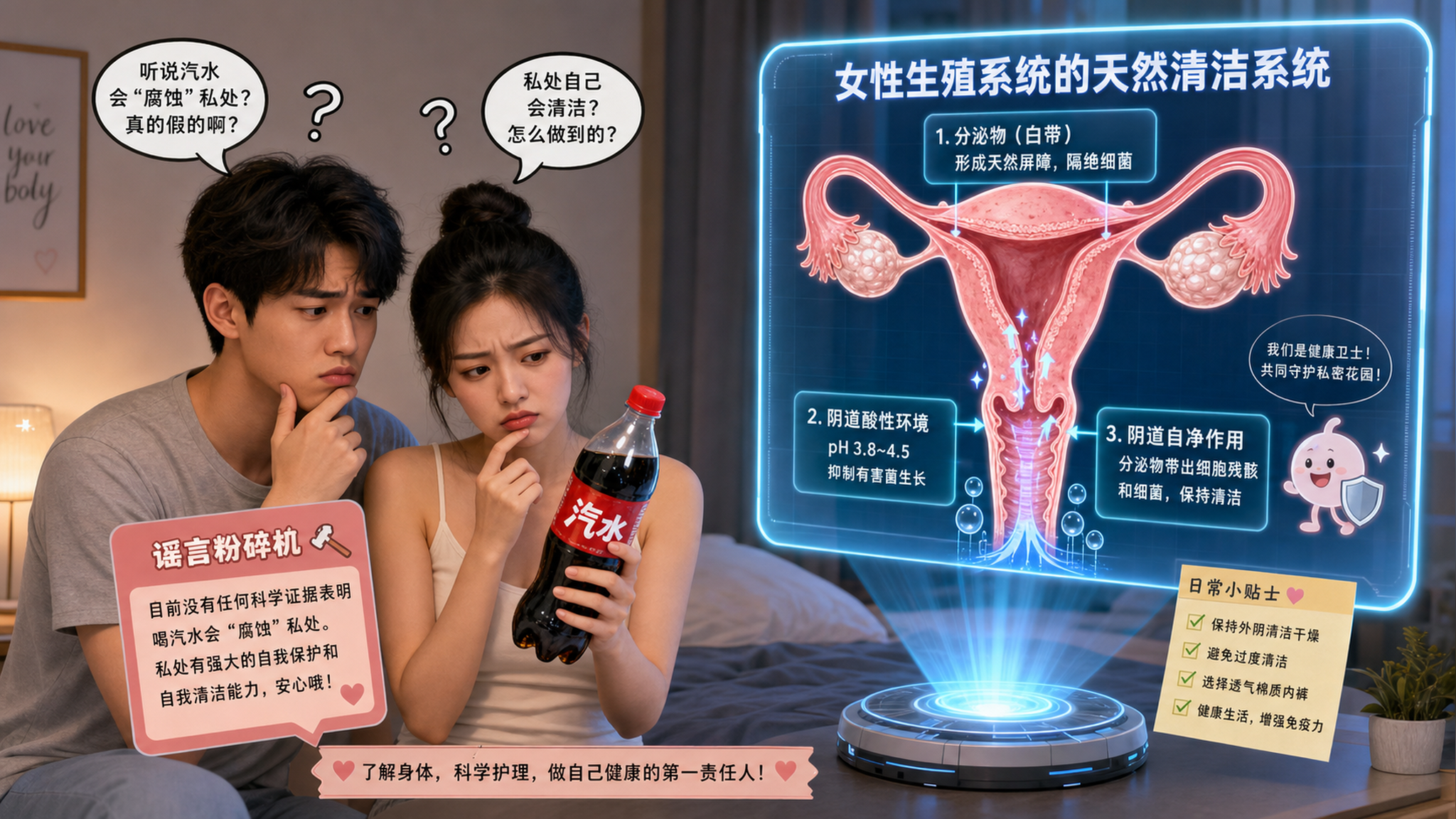 同房后用饮料冲洗？别交这种智商税