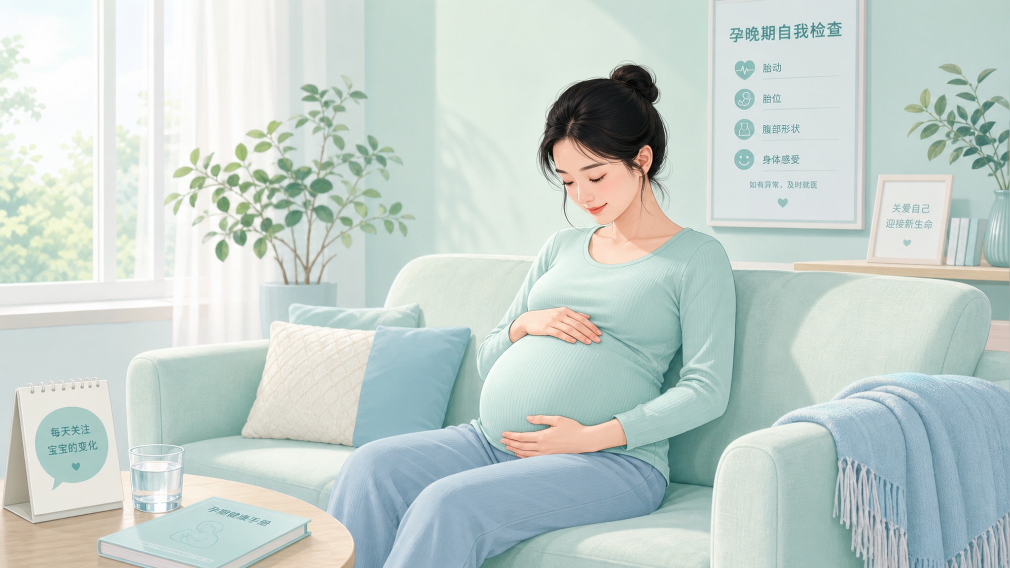 孕晚期手麻肚皮紧？别慌，三个问题自救