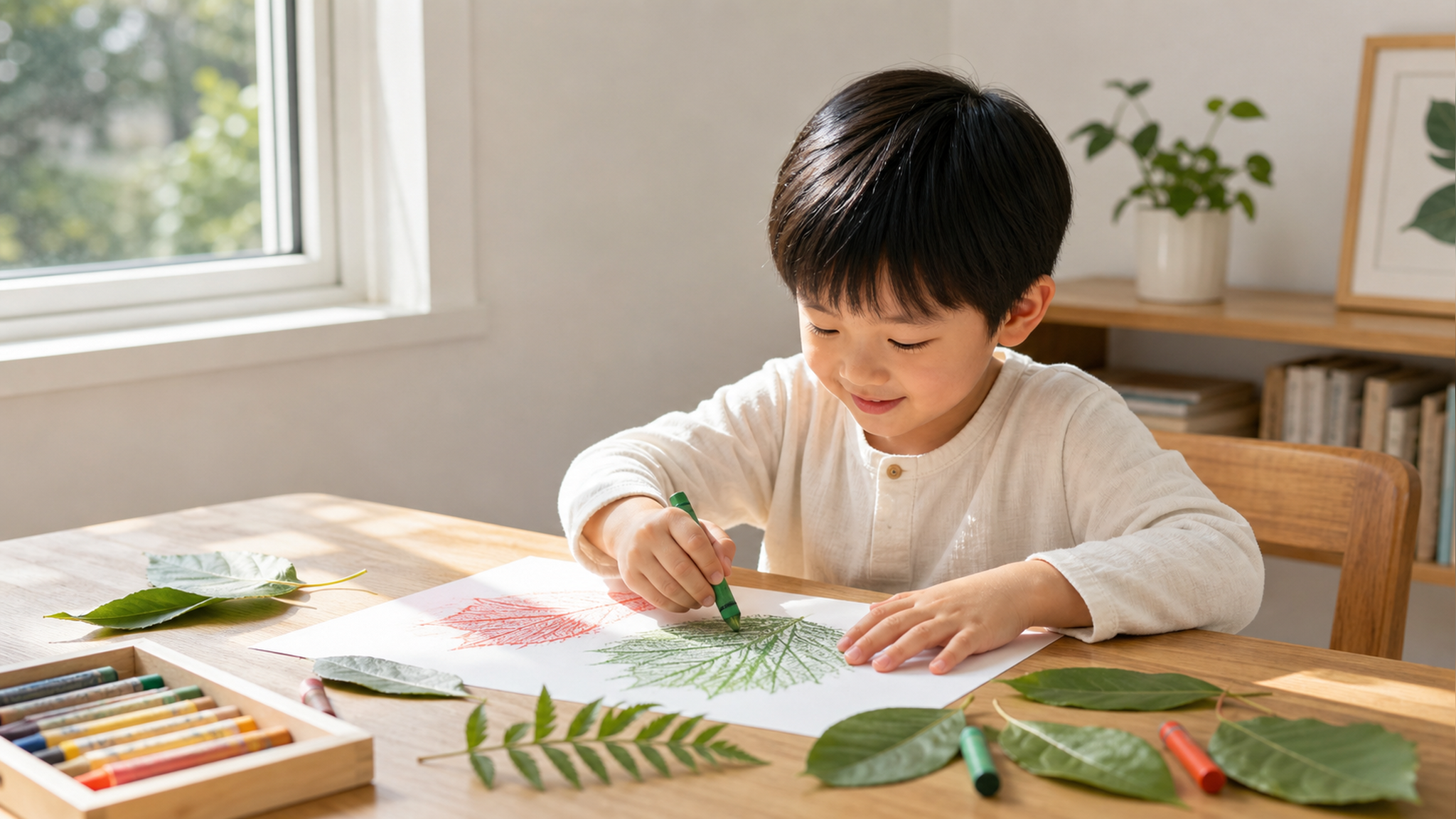 零成本自然美育：一周在家办出高级画展