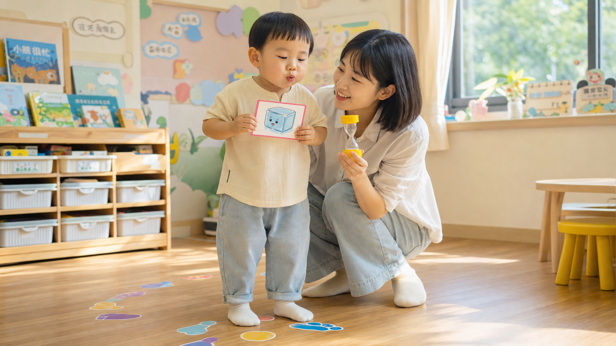 孩子一等就撒泼？3张冷静卡治好排队焦虑
