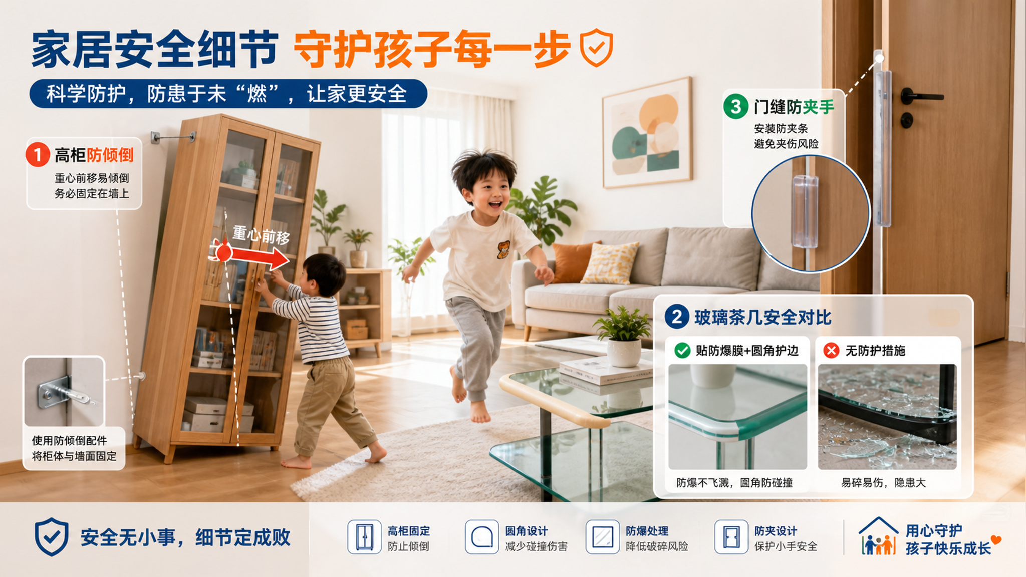 贴了防撞角也不够：客厅三大重伤源头