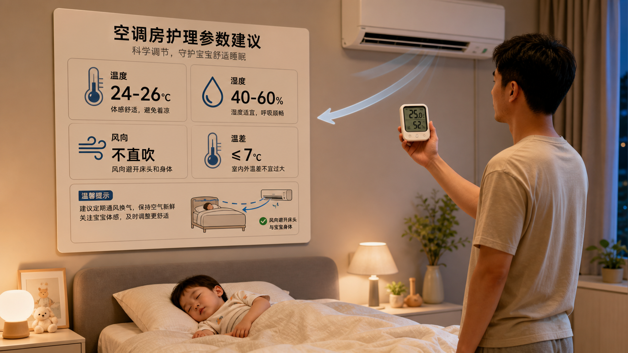 空调不是原罪：孩子咳鼻塞打鼾多半是参数错了