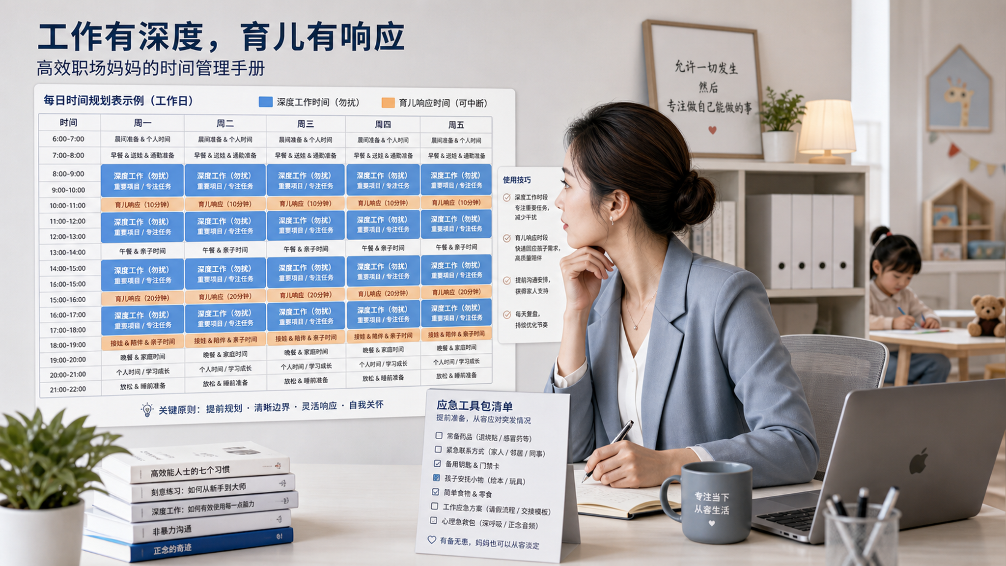 把内疚关在门外：清醒妈妈的四步身份切换法
