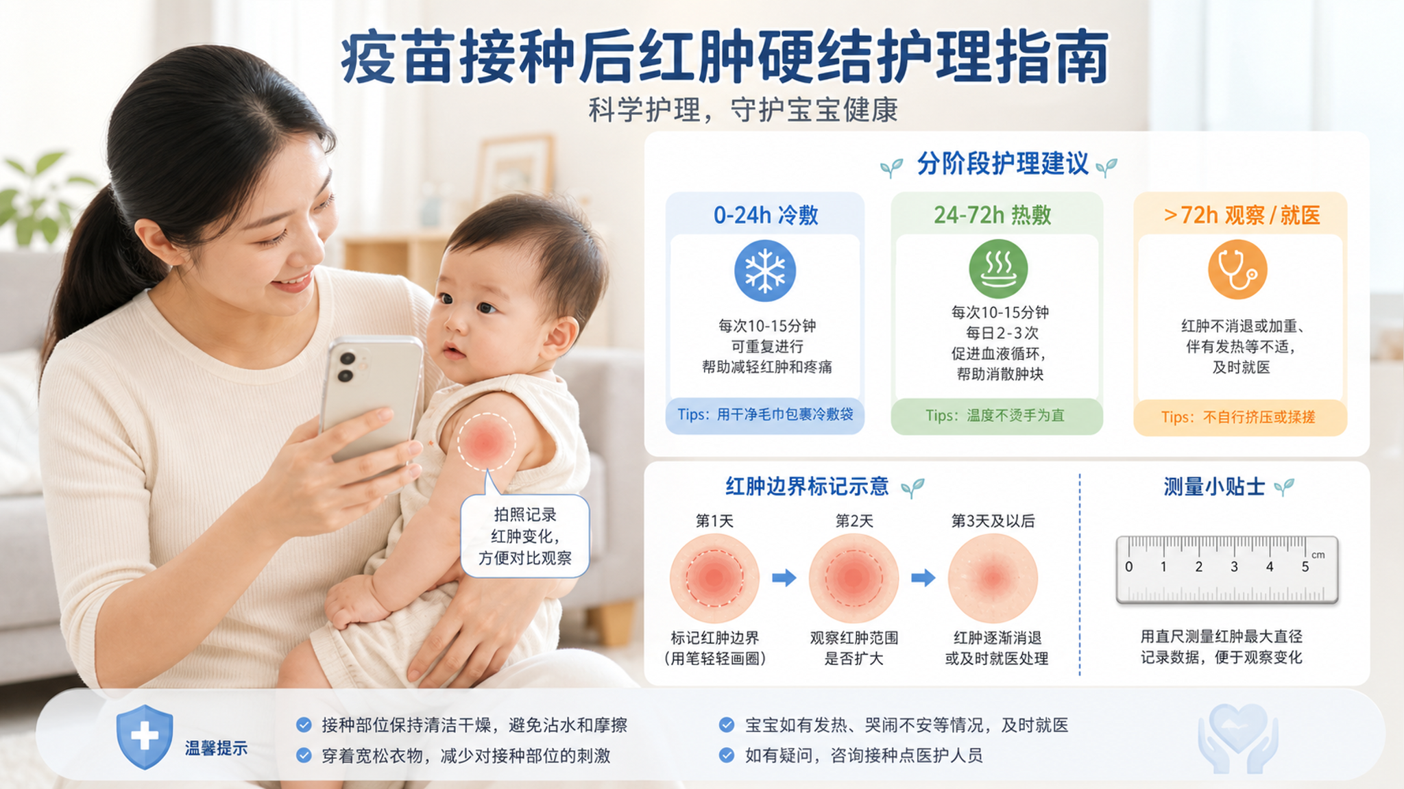 别乱涂药膏！打完针红肿硬结怎么处理？