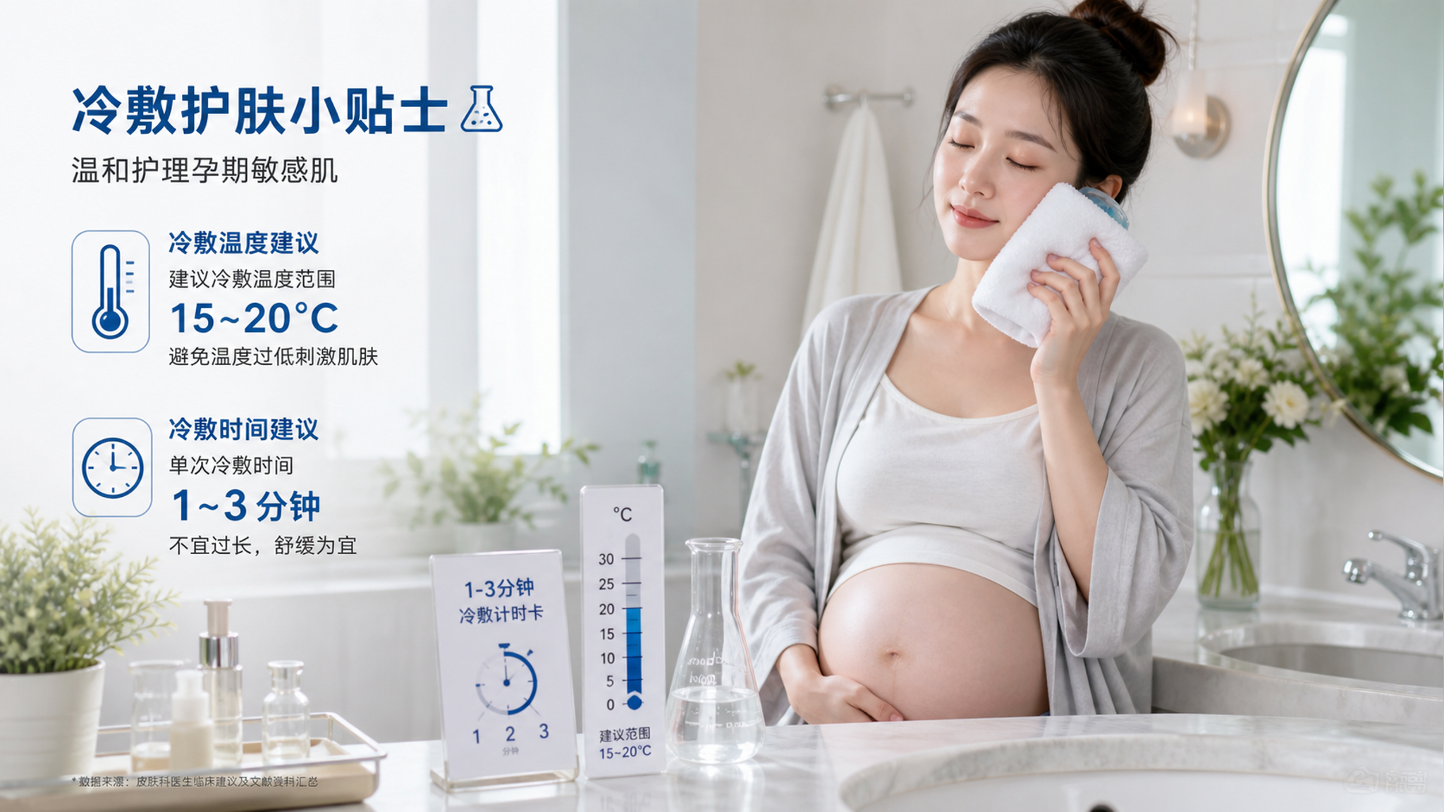 别把脸当冰镇饮料：孕期冷敷镇静的正确打开方式