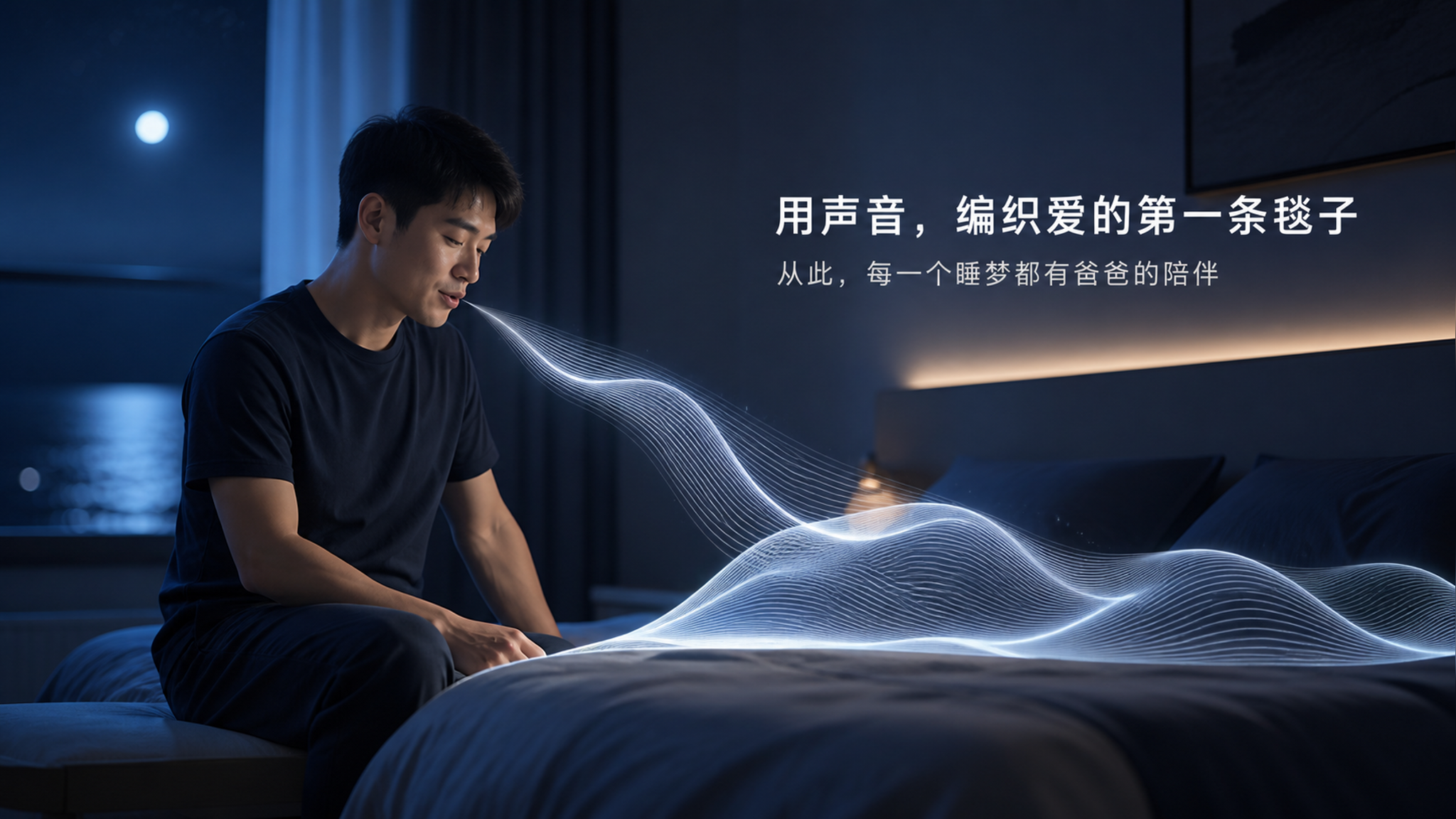 30秒爸爸低声“嗯——”，三伏夜哄睡更稳的秘密