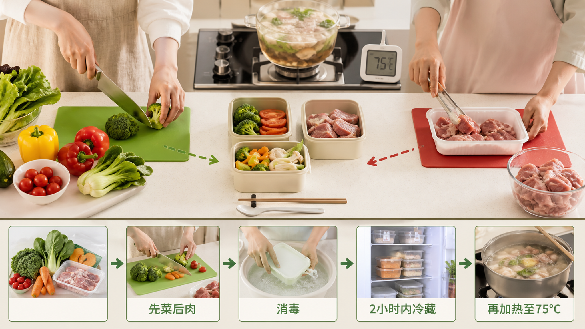 更怕拉肚子的夏季暴雨天：孕妈食安三原则