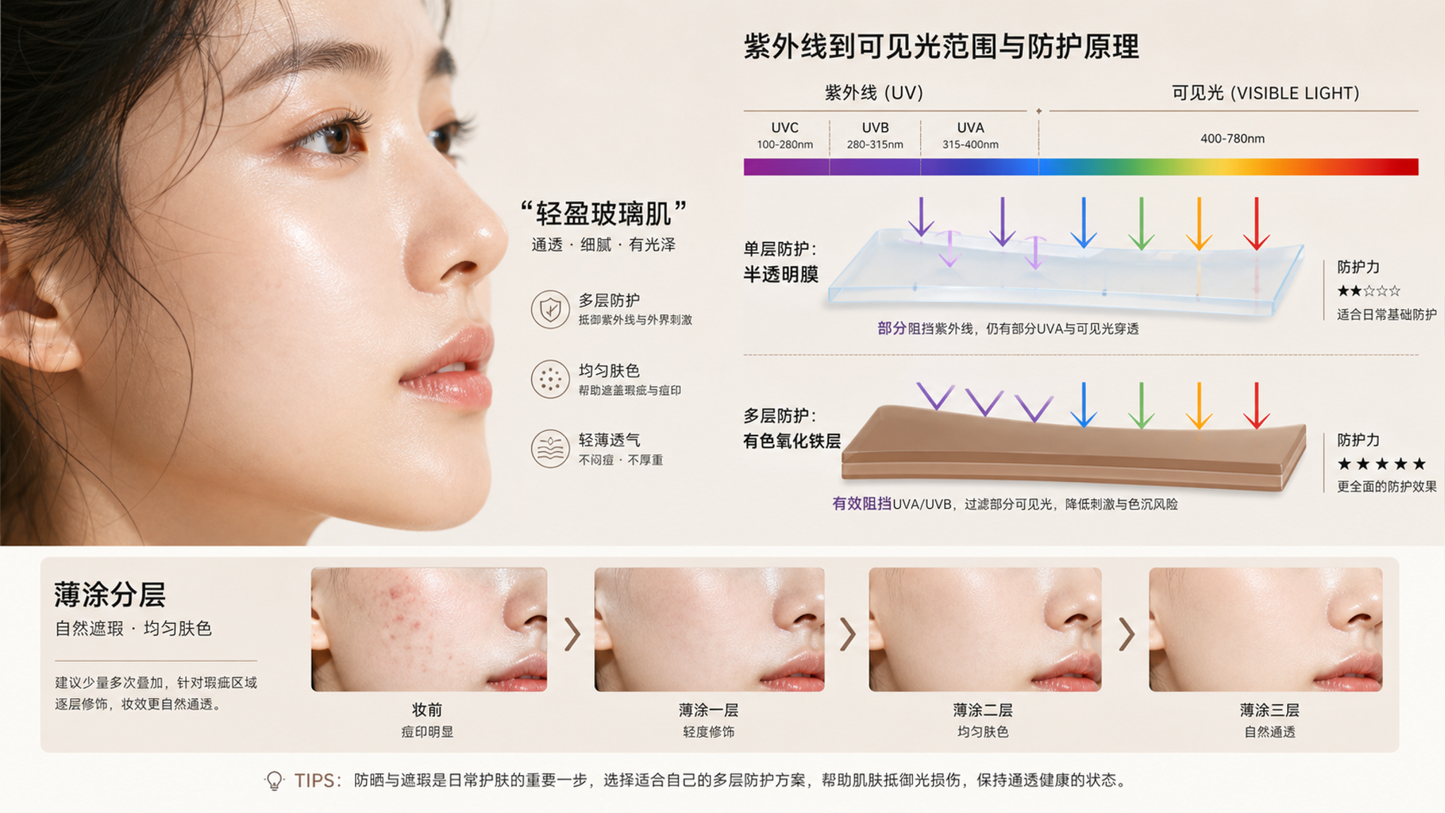 天天防晒还色沉？你可能漏了可见光