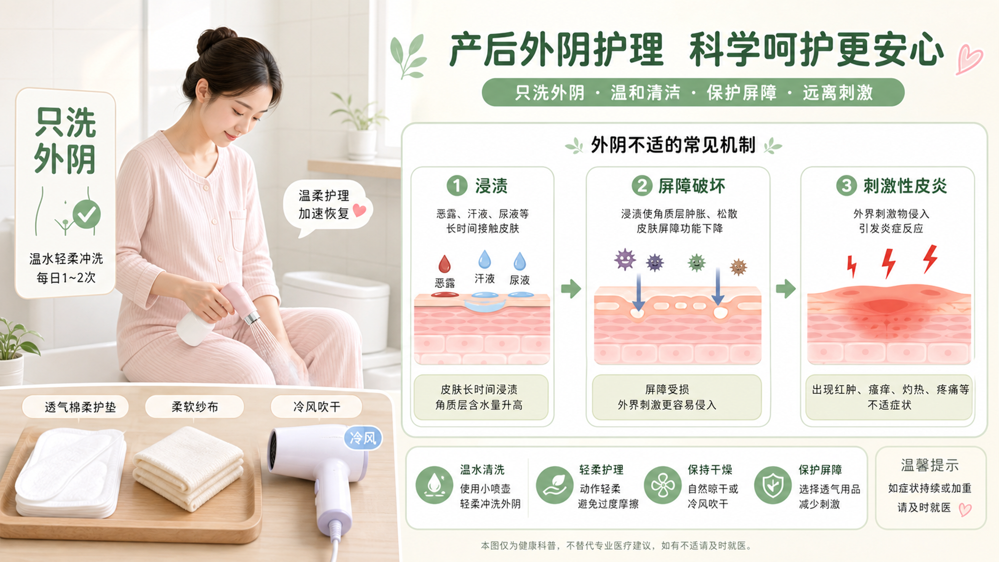 越忍越痒越臭？不是“洗坏了”，是护垫把皮肤泡坏了