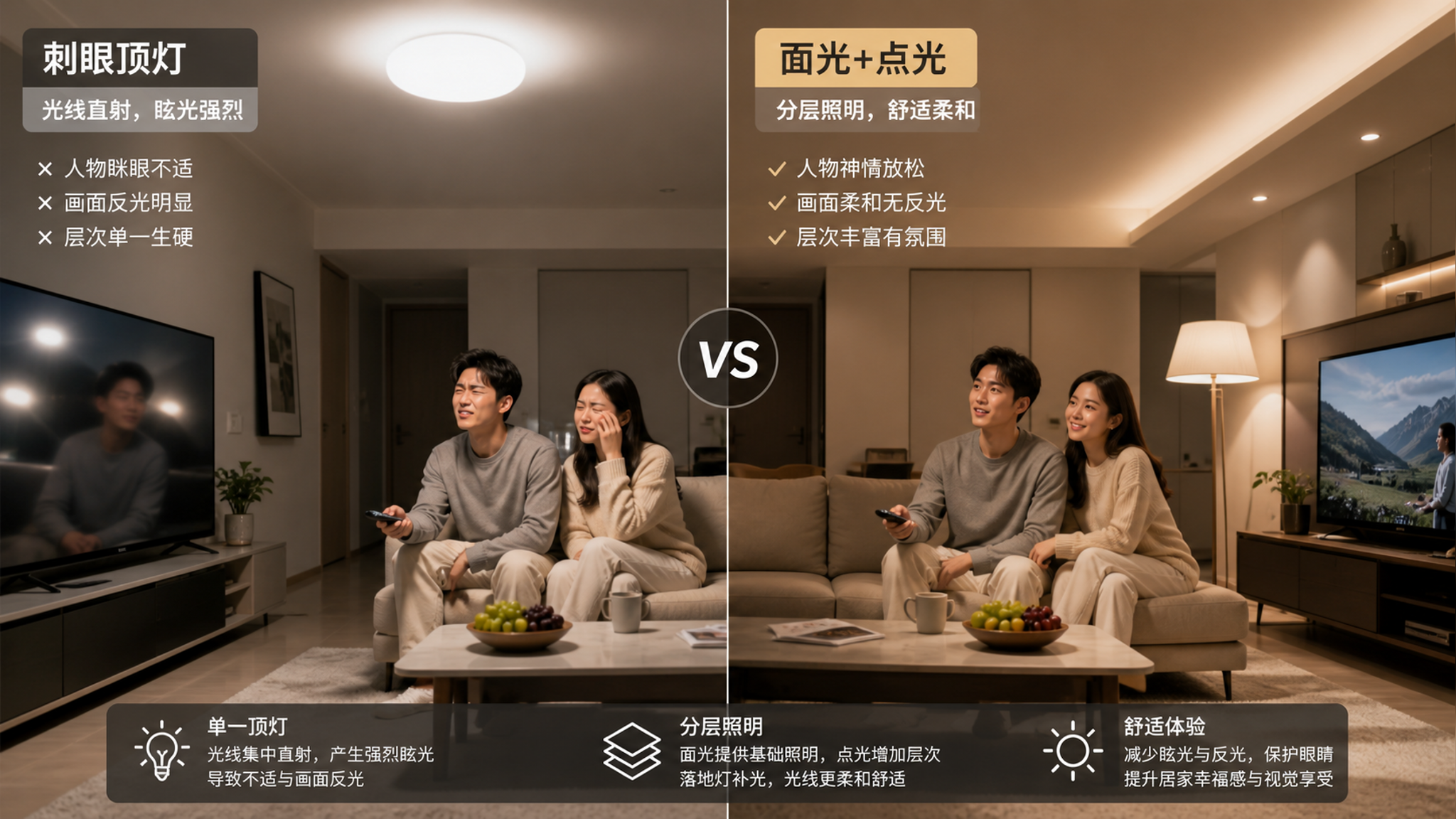 把钱花在看不见的地方：3个参数让家里灯不刺眼