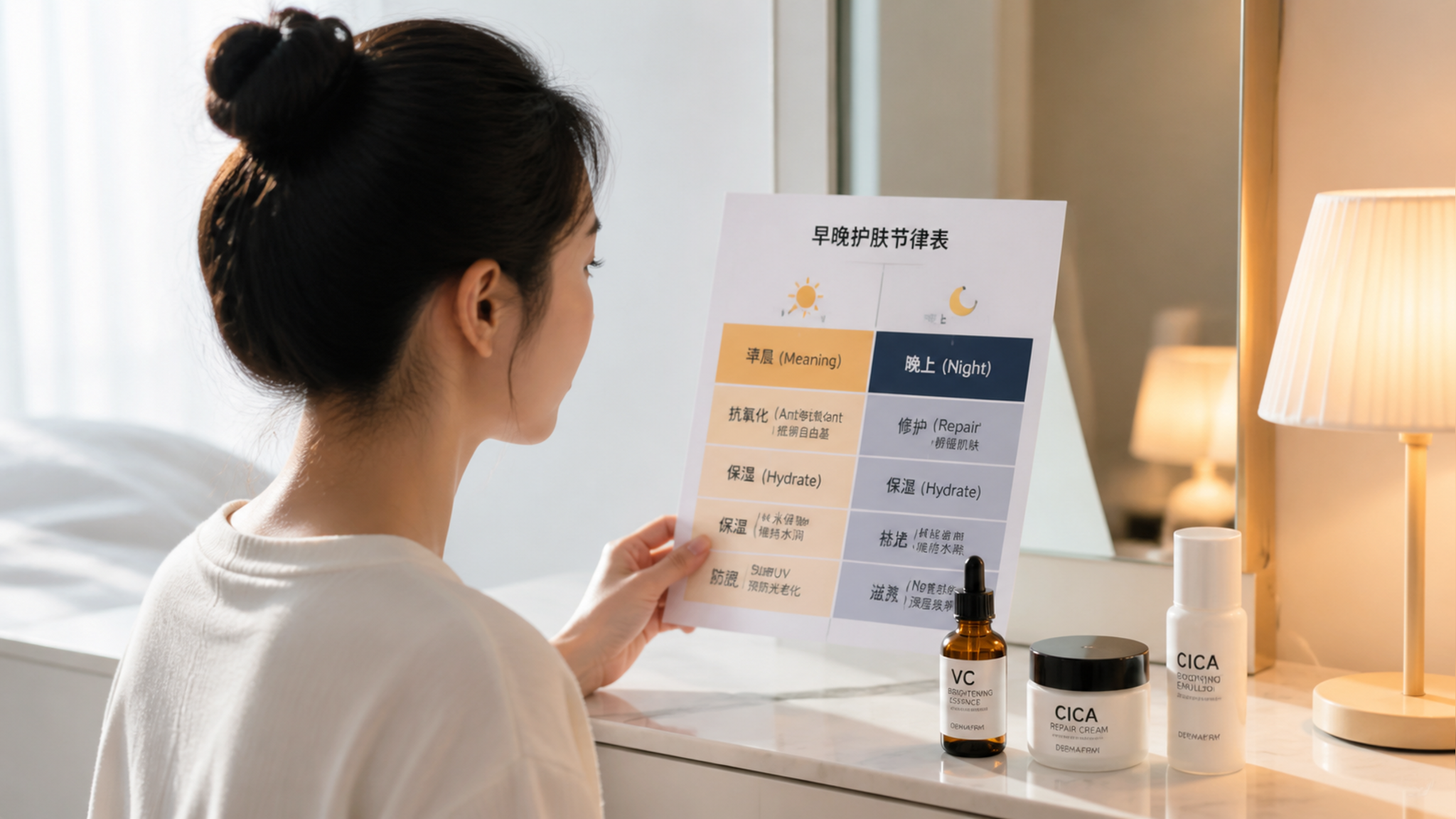 熬夜脸色灰黄别硬美白：用“抗氧化节律”把疲态压下去