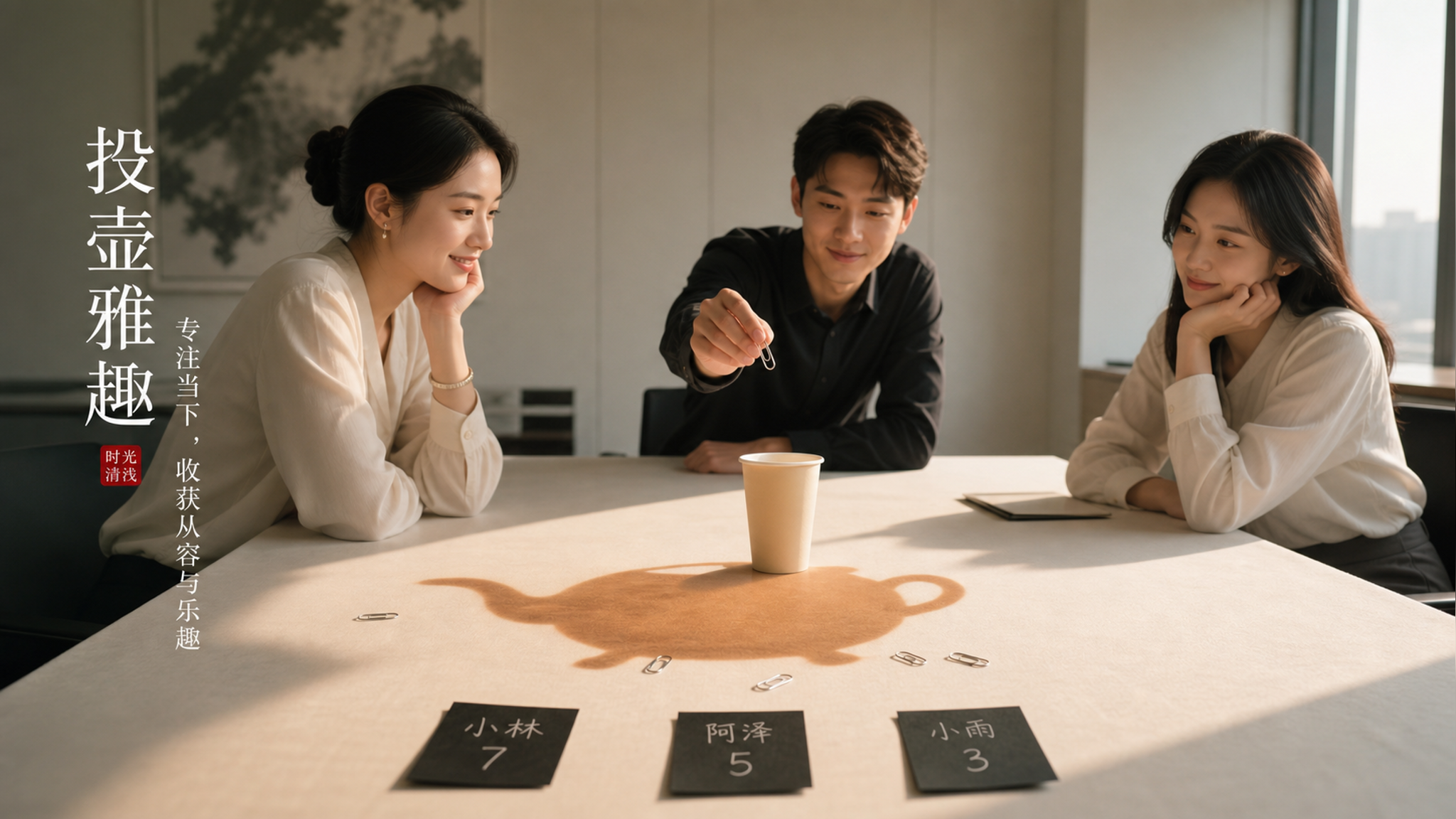 别再硬聊自我介绍了，用纸杯投壶3分钟破冰