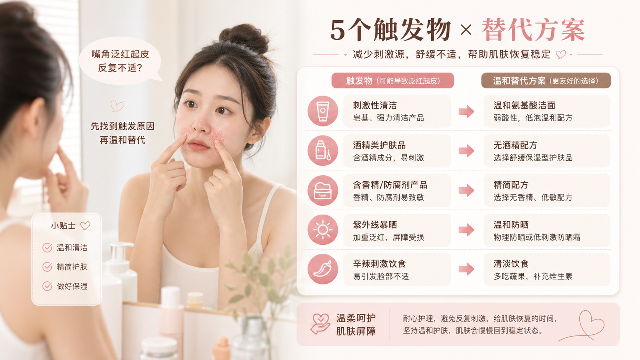 口周干敏别乱涂：先揪出5个元凶