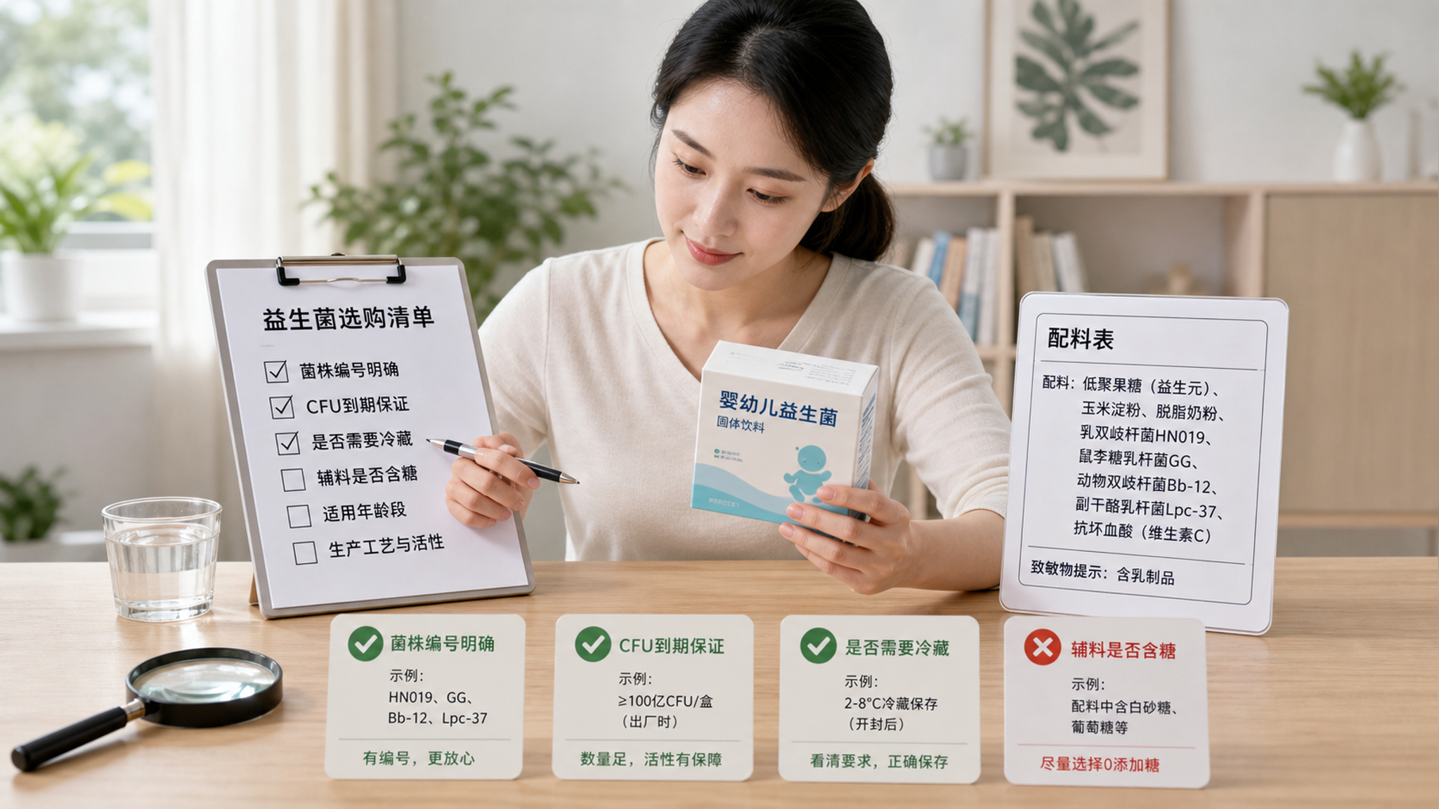益生菌别乱补：看懂配料表少踩坑