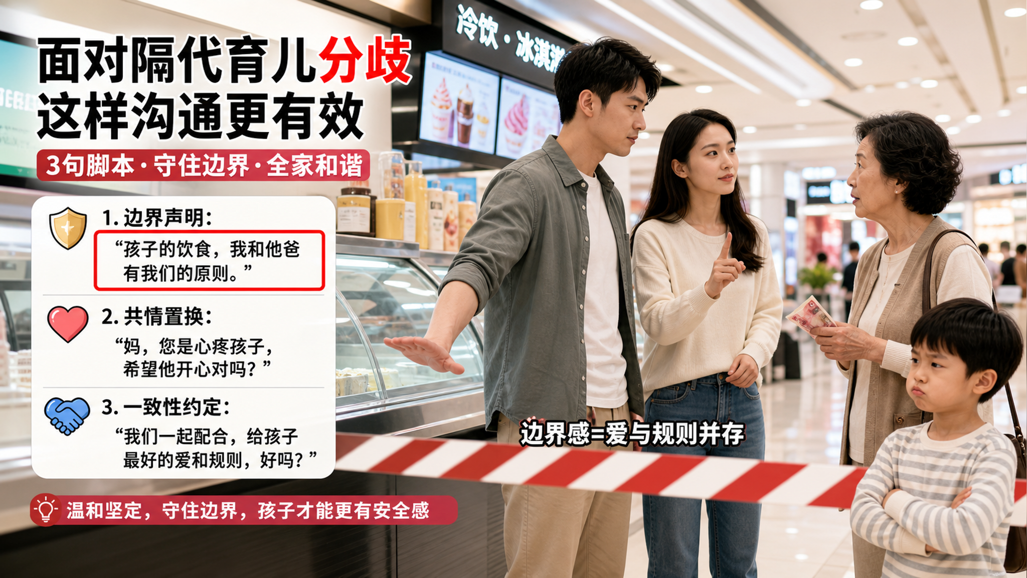 别再被一句“天热让他吃吧”绑架：3句话稳住家规