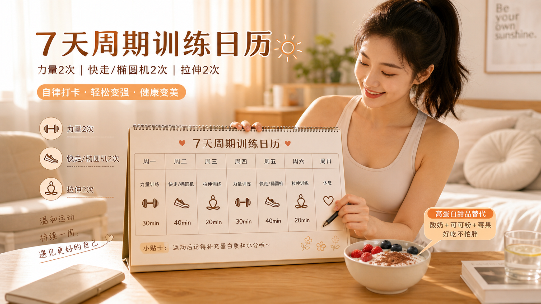 姨妈前总想吃还水肿？7天稳住身材法