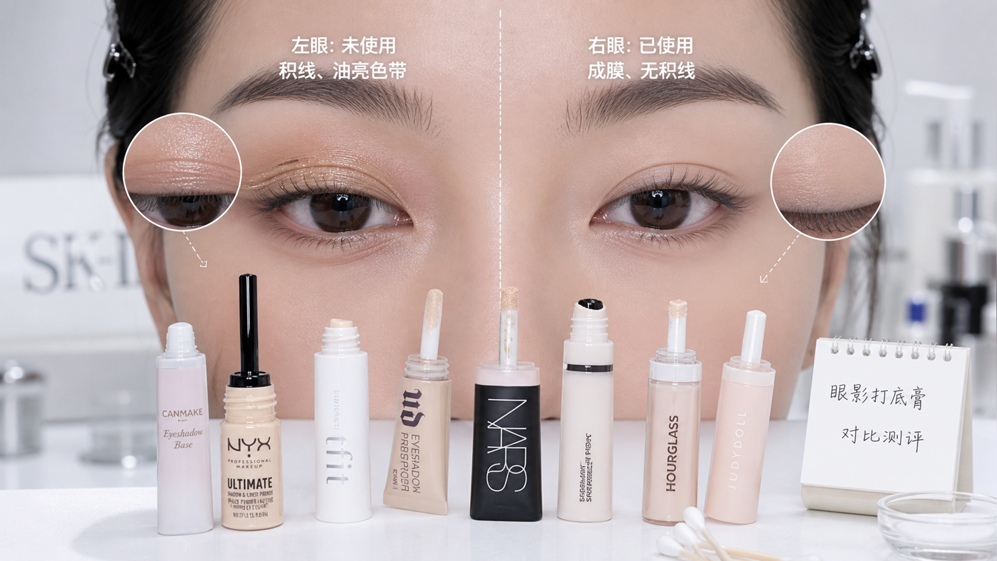 眼影消失不是你手残，是眼皮油把它吃掉了
