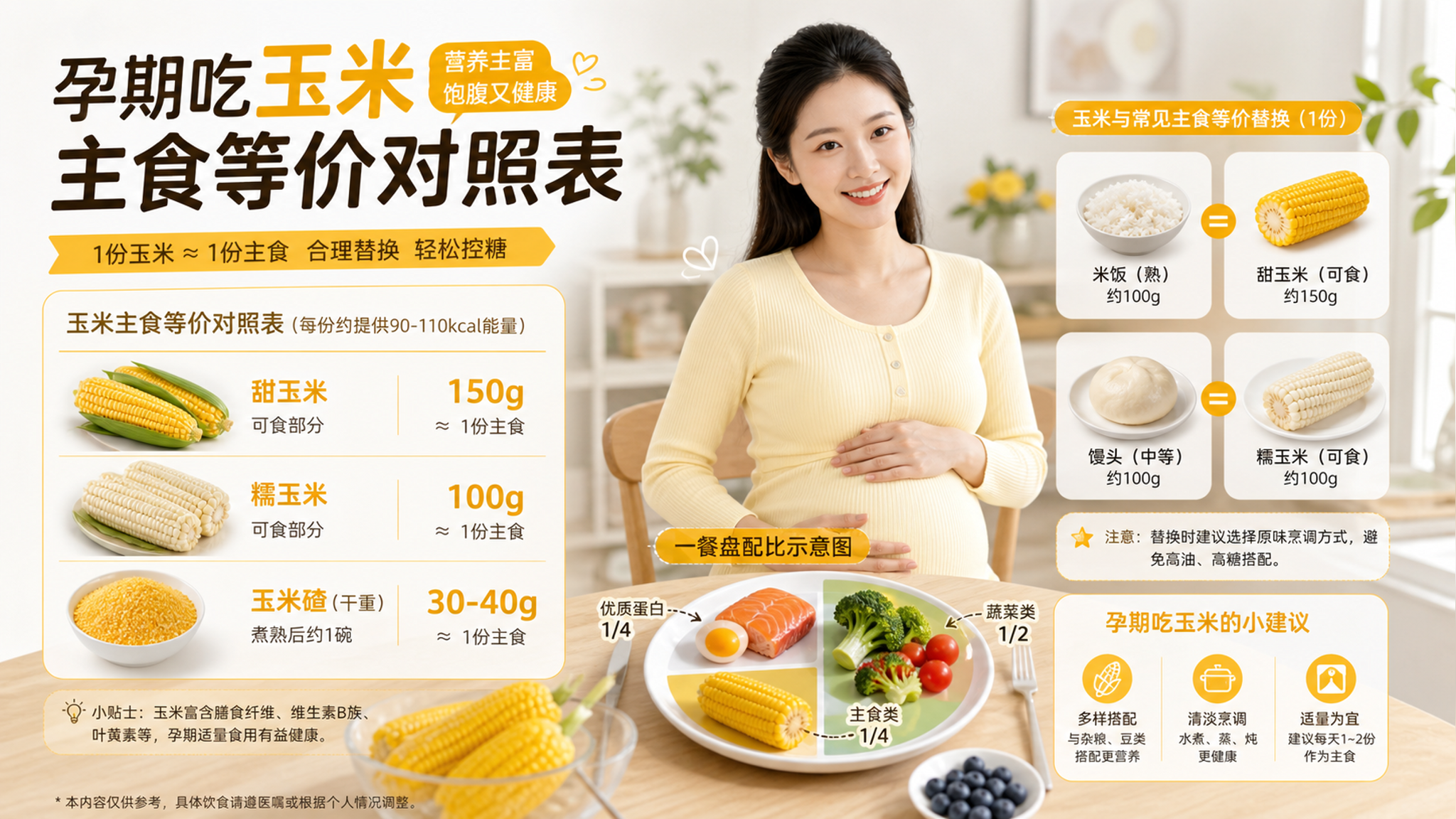 孕期吃玉米最容易胖的真相：你把它当“菜”了