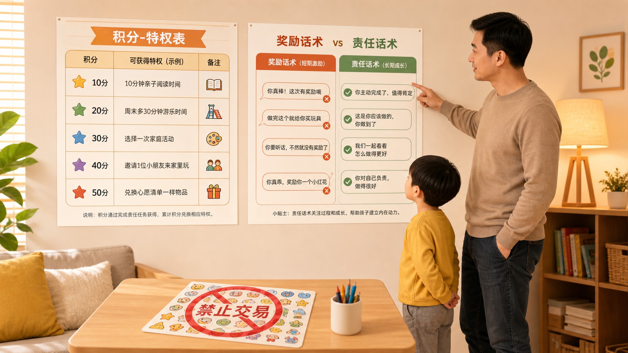 贴纸越发越多，孩子越会拿捏你