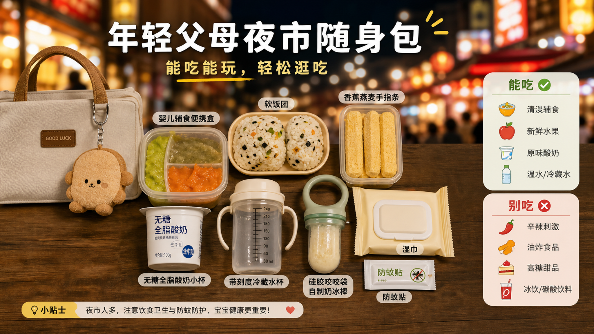 夜市一口尝鲜？7-12月龄宝宝先别赌