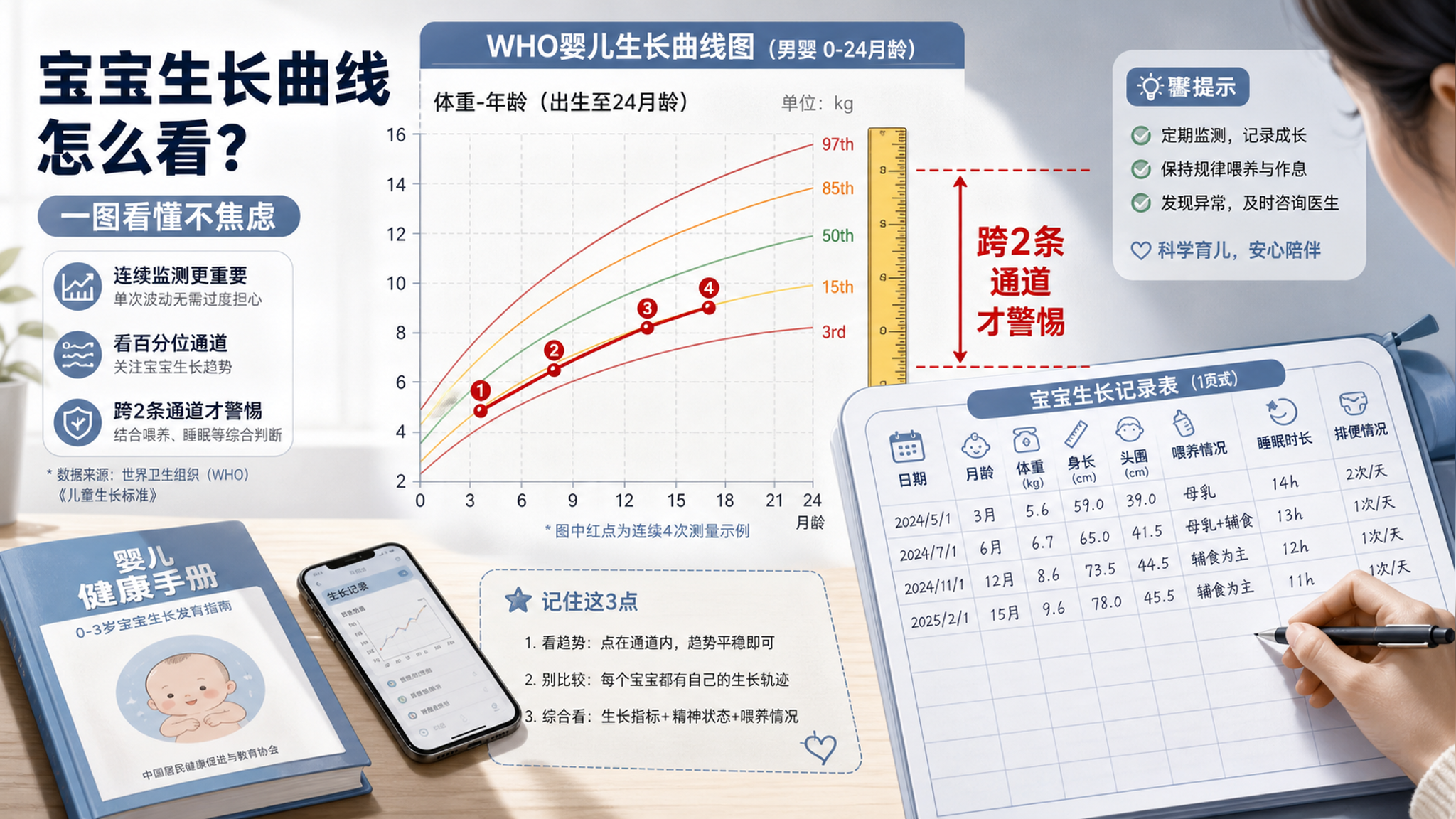 别被体检表吓到：3分钟看懂WHO曲线斜率