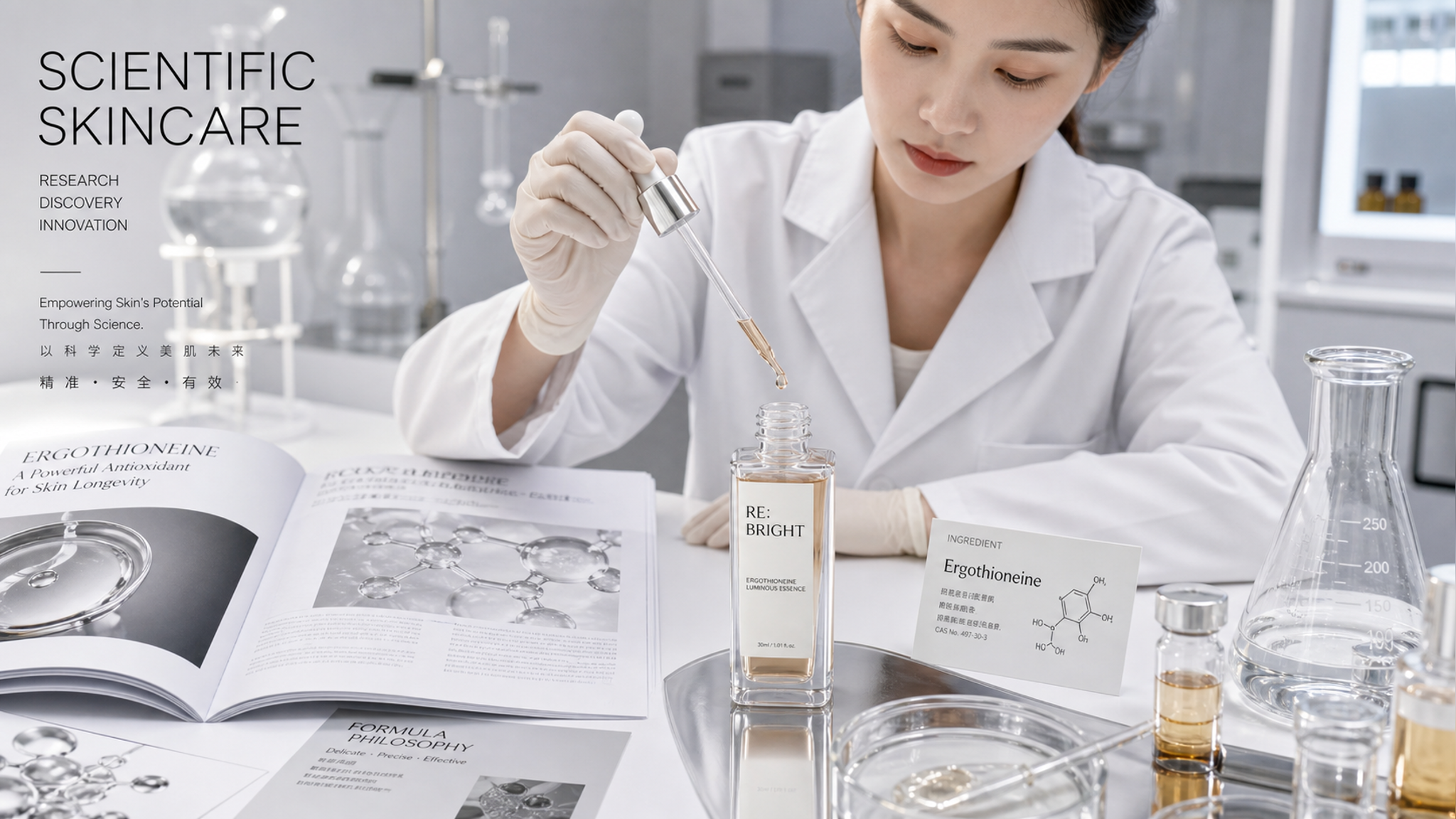 麦角硫因为何成高端护肤新宠？贵的真相在配方里