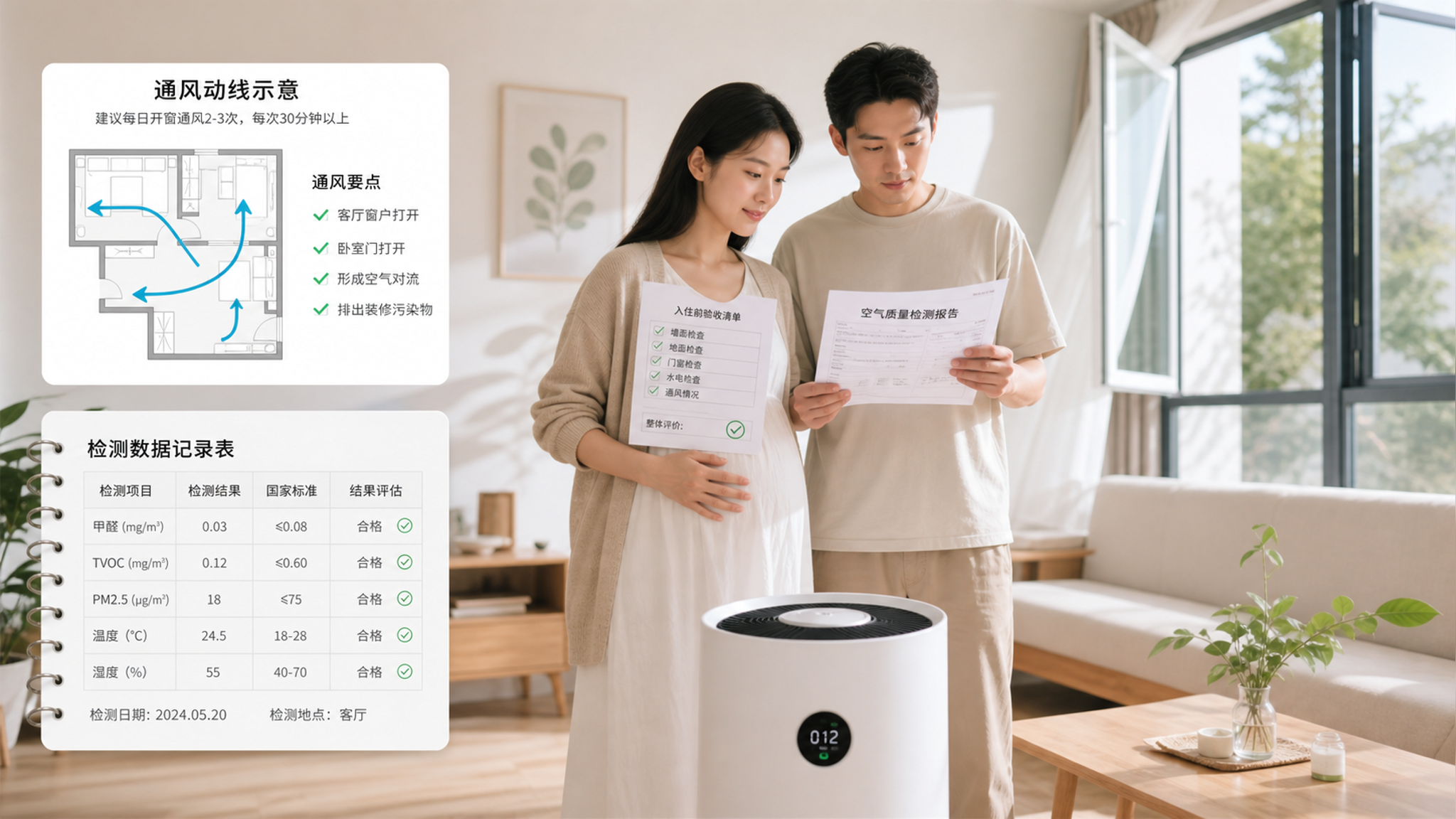 孕期夏天入住新房：先做这5步再搬