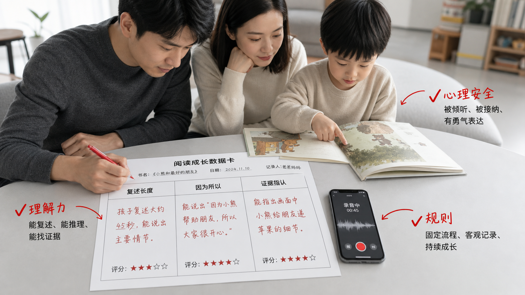 长辈总让孩子当众背诗？用数据卡+三句话术稳稳接住